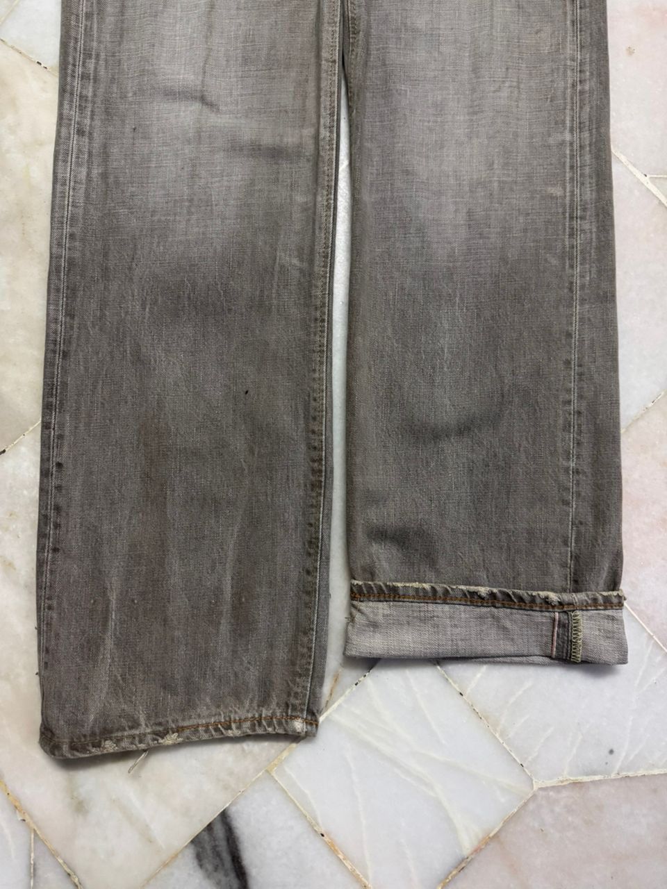 Kapital Insane💥90s Edwin Half Selvedge Rusty Distres faded Sick Size US 34 / EU 50 - 9 Thumbnail