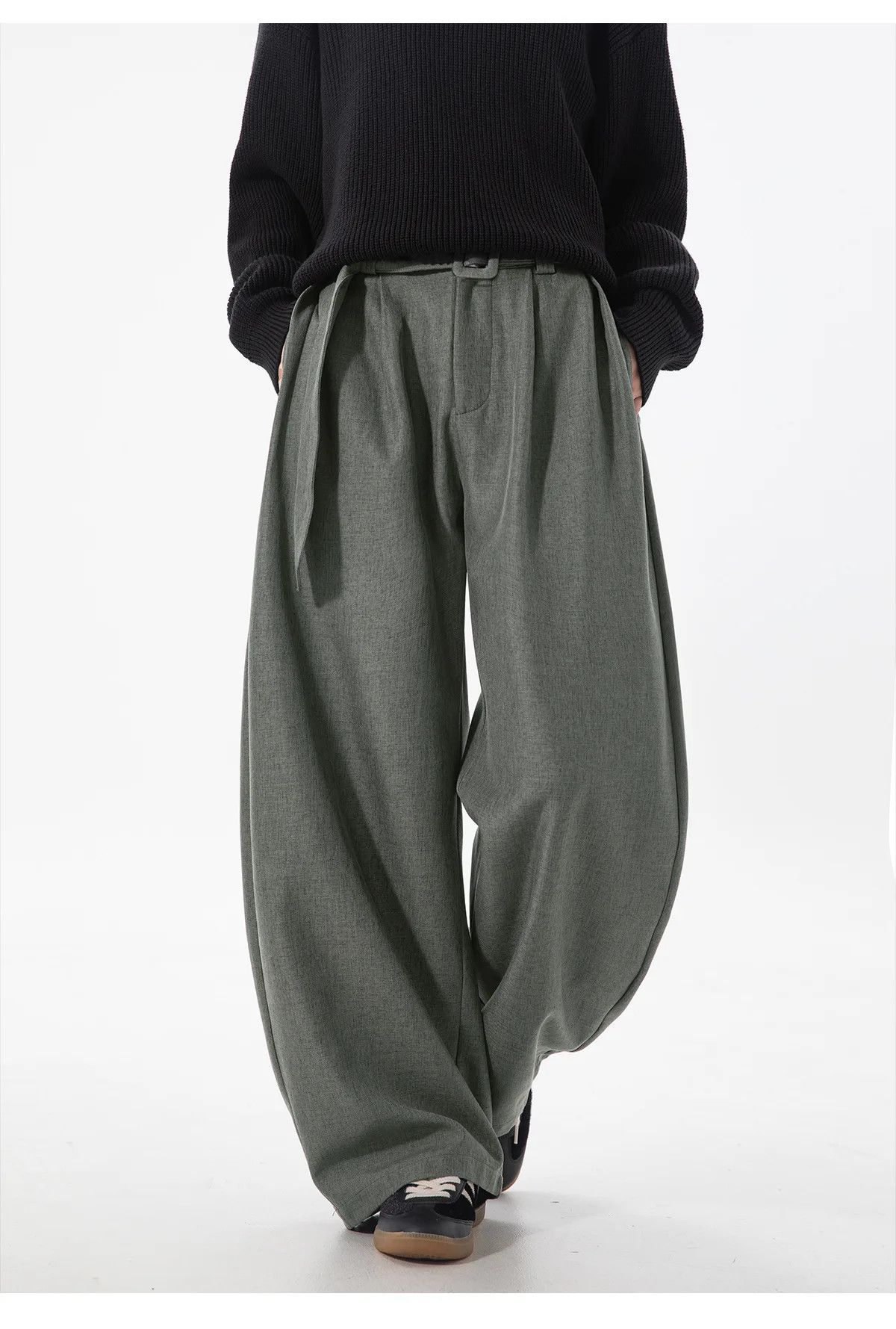Japanese Brand Wide Leg Baggy Korean Style Pants Size US 34 / EU 50 - 3 Thumbnail