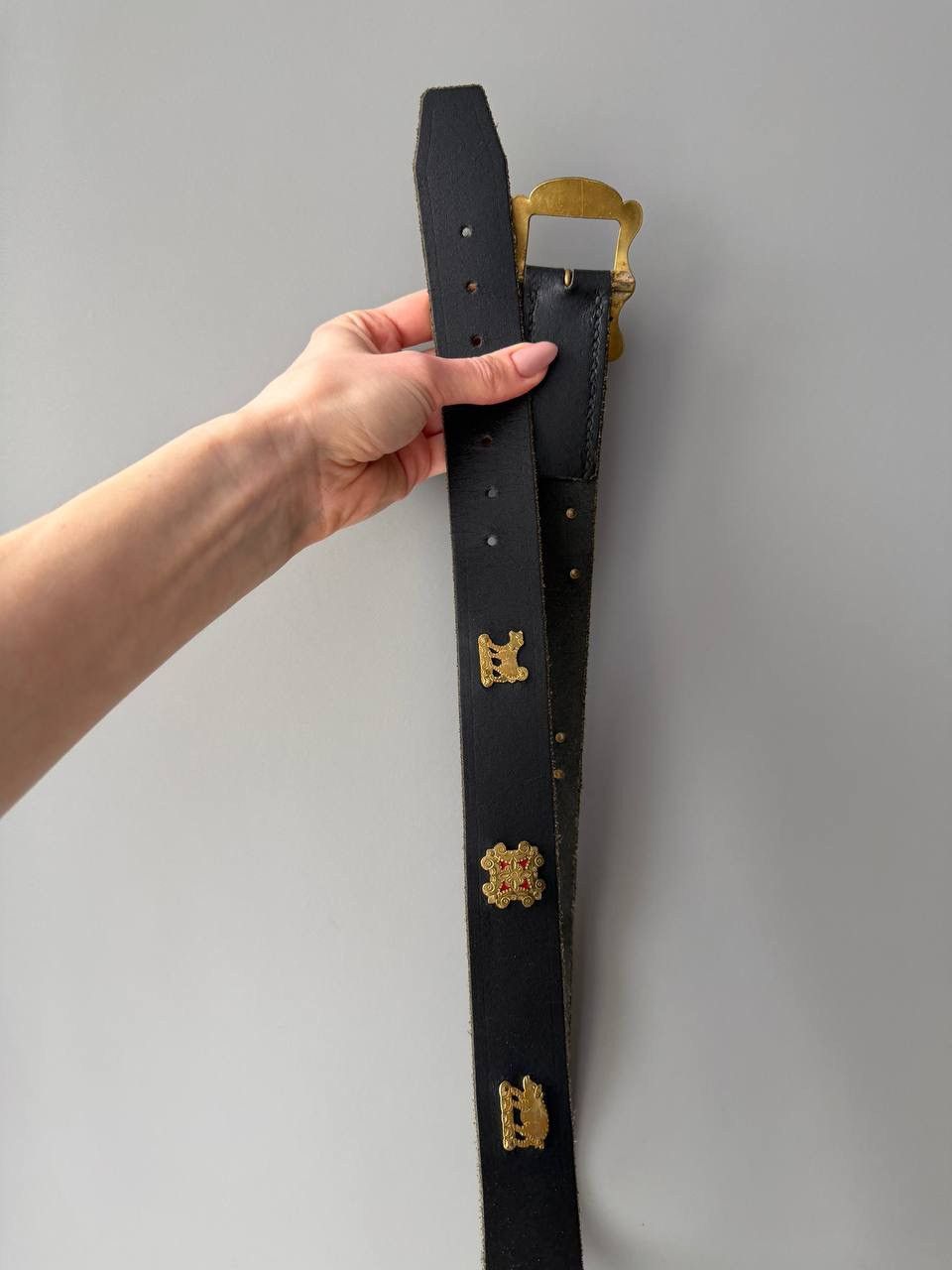 Etro ETRO Leather Belt Black 115/130 Size ONE SIZE - 7 Thumbnail