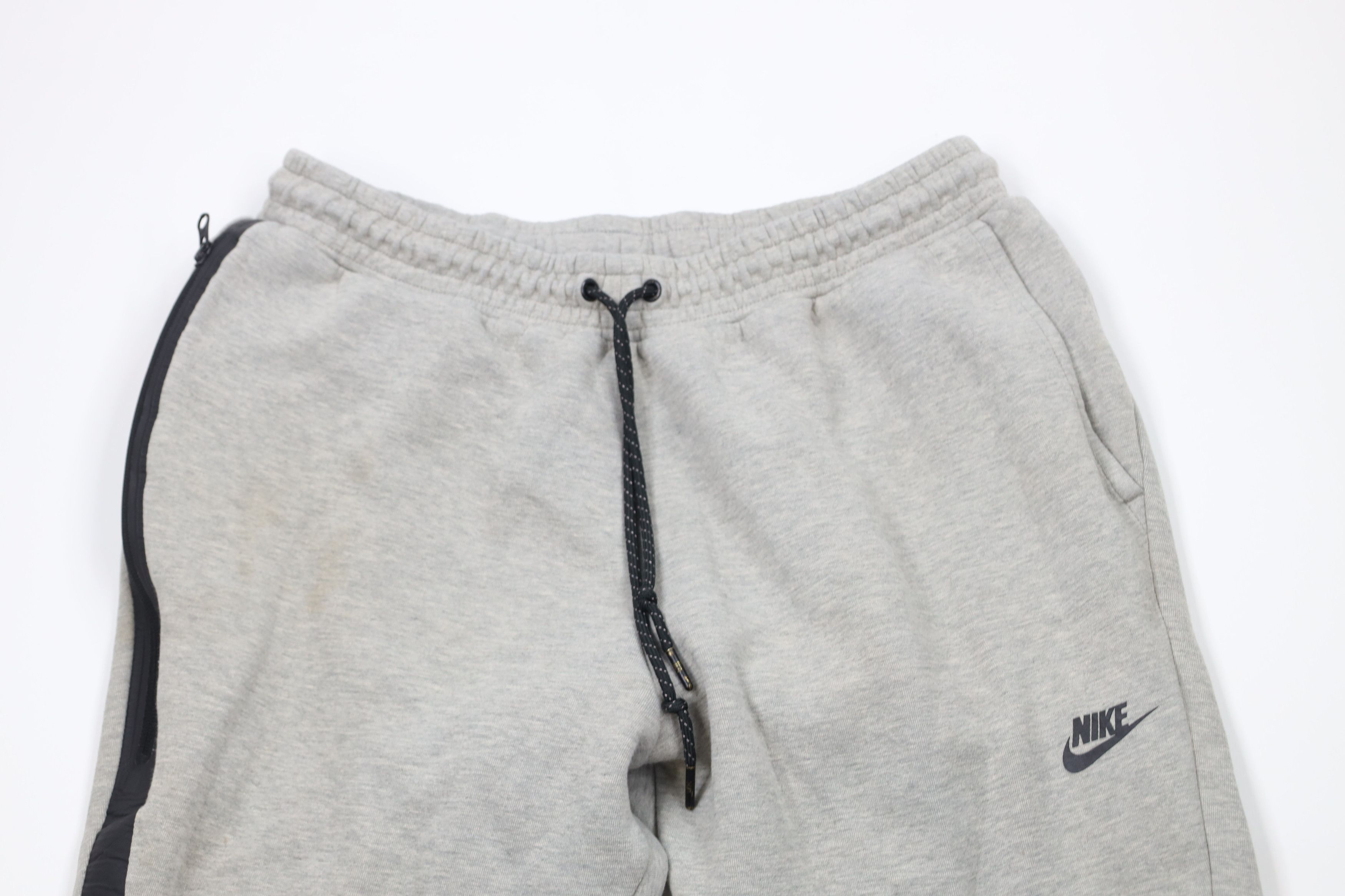 Nike Nike Tech Fleece Spell Out Cuffed Sweatpants Joggers Gray Size US 38 / EU 54 - 2 Thumbnail