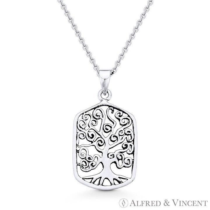 Other Tree-of-Life Etz Chaim Charm 26.5x14mm Oxidized Pendant Size ONE SIZE - 1 Preview