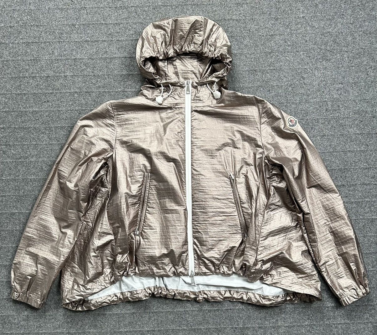 Moncler Moncler - Eschamali Giubbotto - Hooded Metallic Jacket Size M / US 6-8 / IT 42-44 - 1 Thumbnail