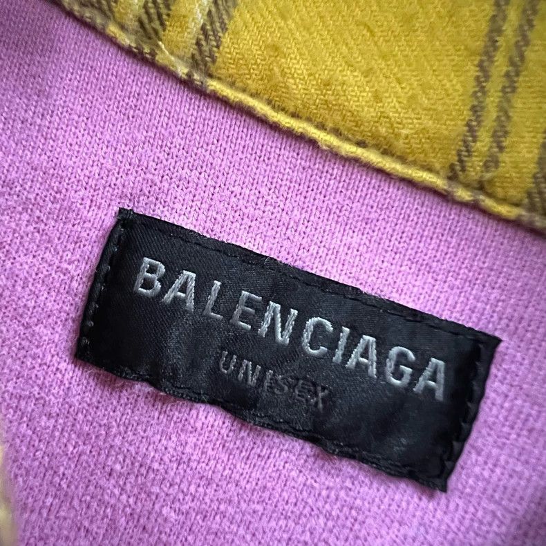 Balenciaga Balenciaga Plaid logo long-sleeve shirt Size US L / EU 52-54 / 3 - 3 Thumbnail