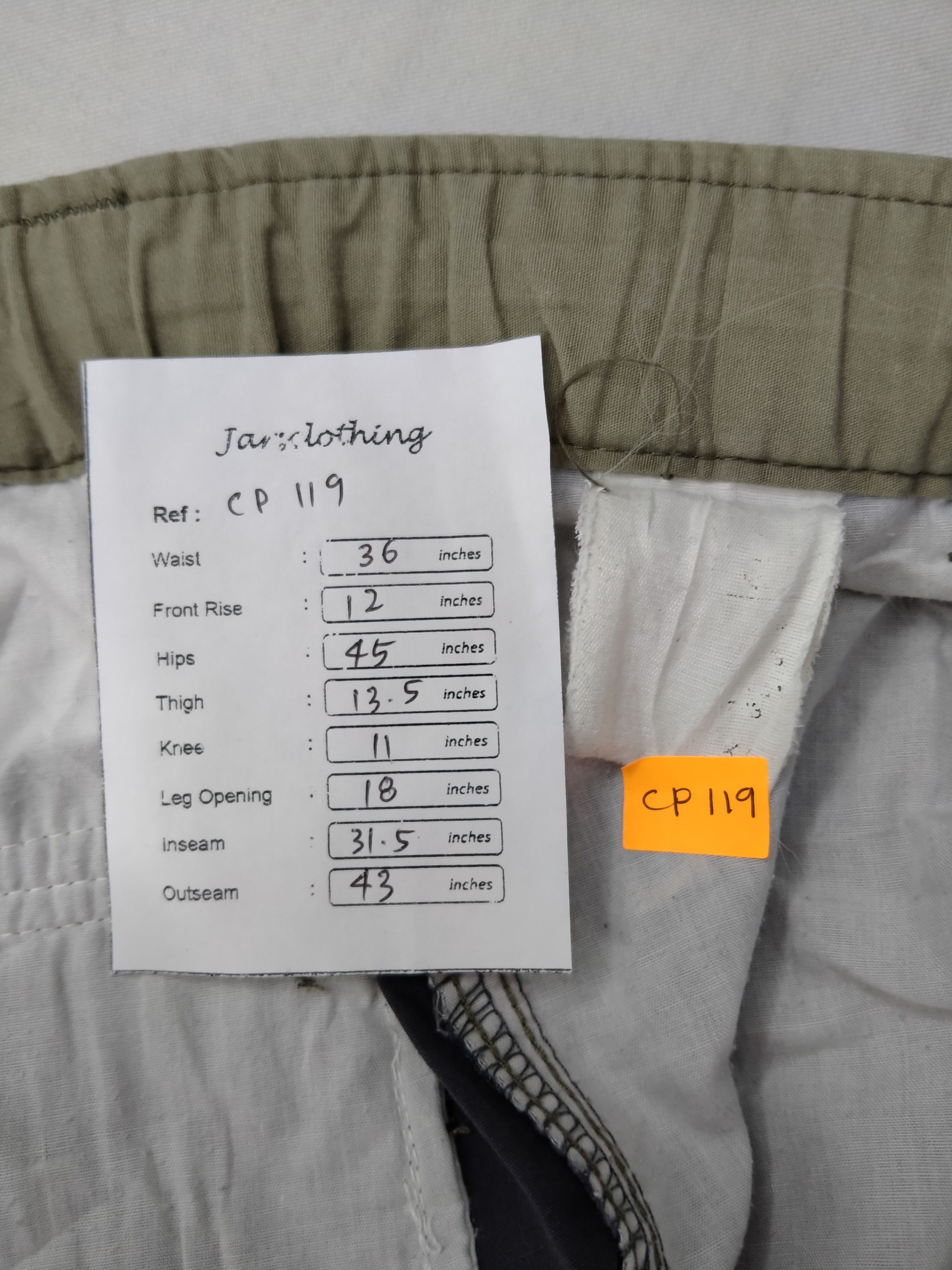 Hanes Hanes Cargo Multi Pocket Pants 36 x 31.5 -CP119 Size US 36 / EU 52 - 9 Thumbnail