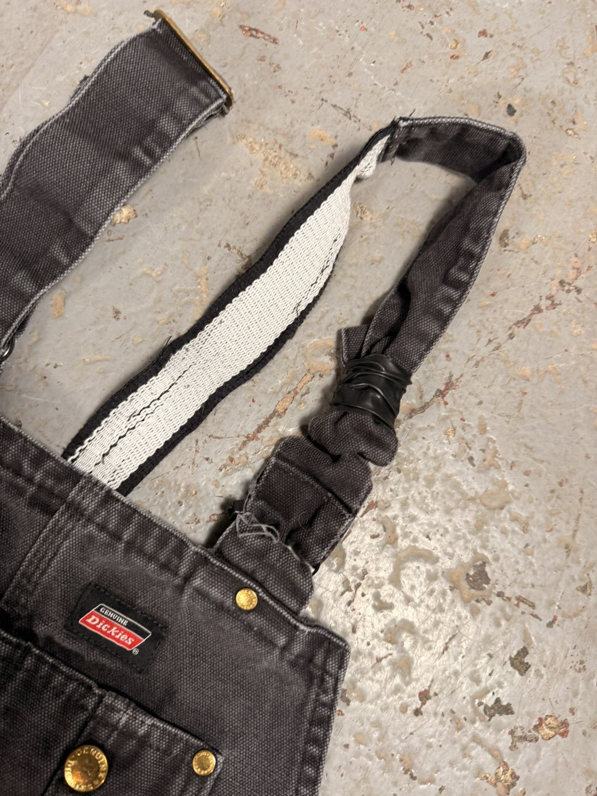 Dickies Perfectly Distressed Dickies Denim Overalls Size US 34 / EU 50 - 5 Thumbnail