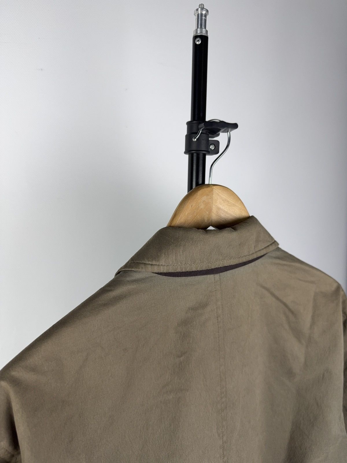 Canali × Designer Vintage 00s Canali Rain & Wind tech Jacket Faded Brown Size US L / EU 52-54 / 3 - 13 Thumbnail