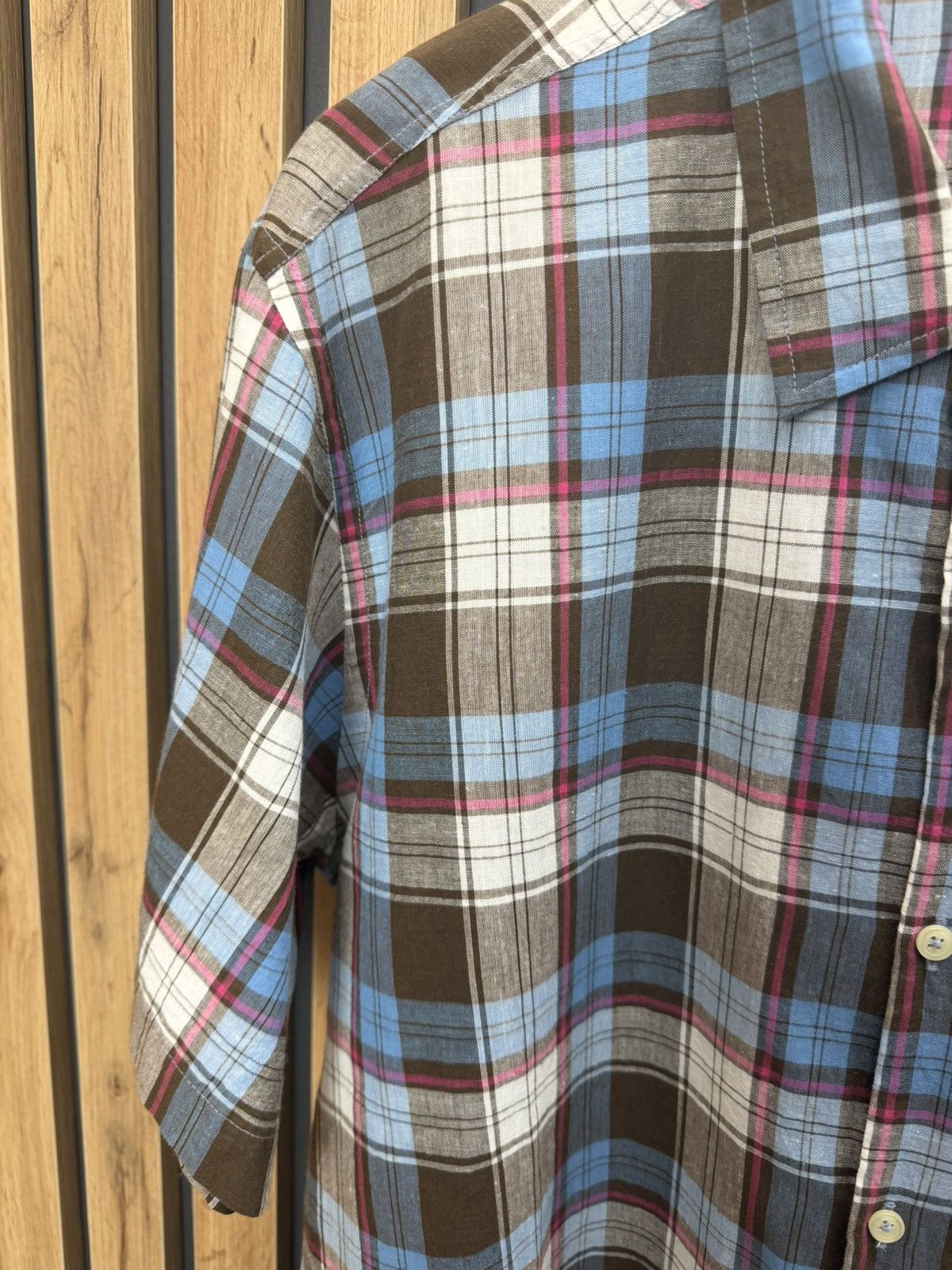 Universal Works Universal Works Plaid Shirt Short Sleeve Size L Size US L / EU 52-54 / 3 - 7 Thumbnail
