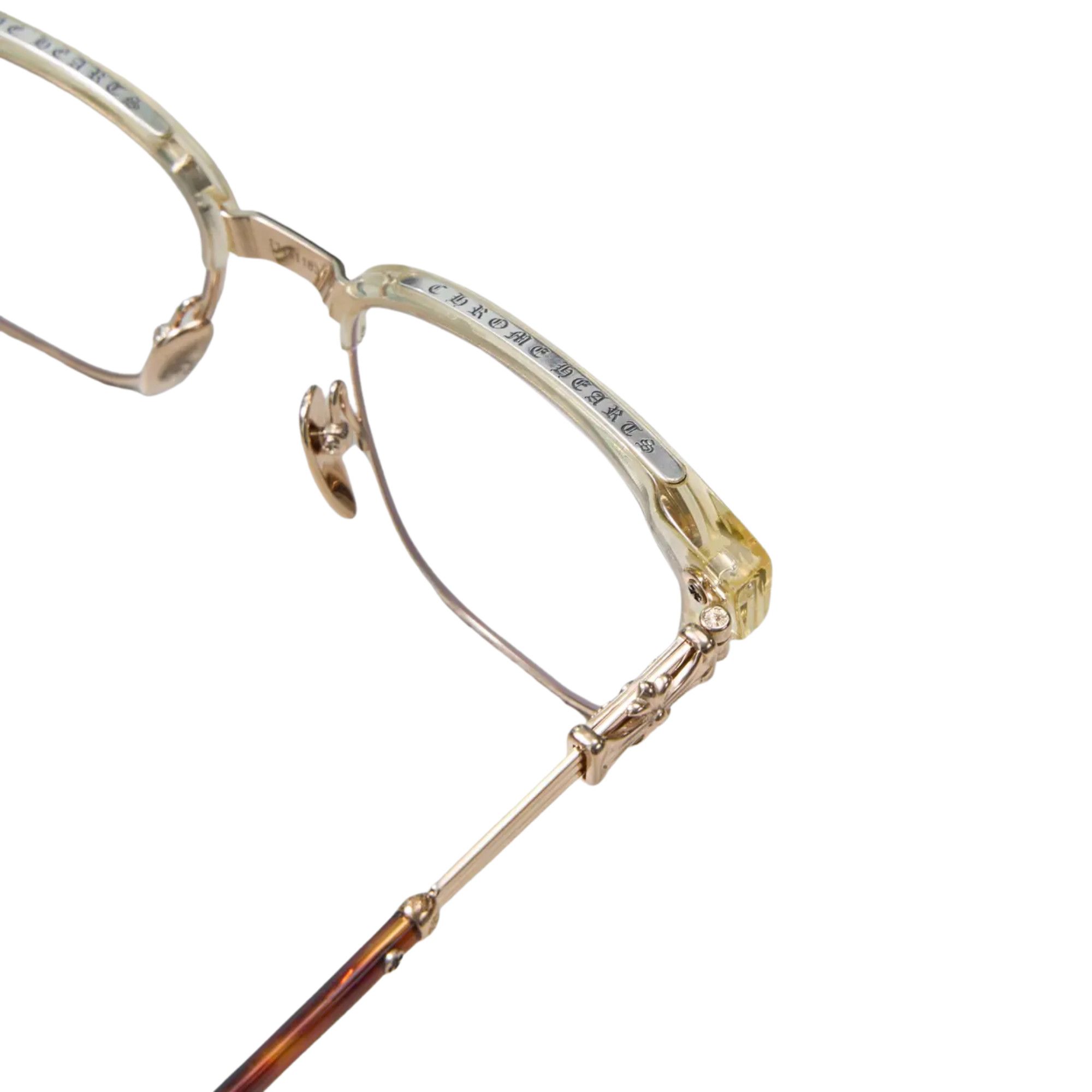 Chrome Hearts CHROME HEARTS BONENNOISSEUR II II PA GP HAVANA GLASSES Size ONE SIZE - 6 Thumbnail