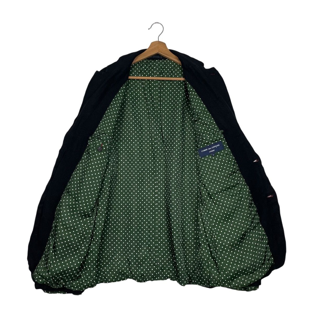 Comme des Garcons Homme Comme Des Garcons Homme Wool Casual Jacket Size US L / EU 52-54 / 3 - 11 Thumbnail