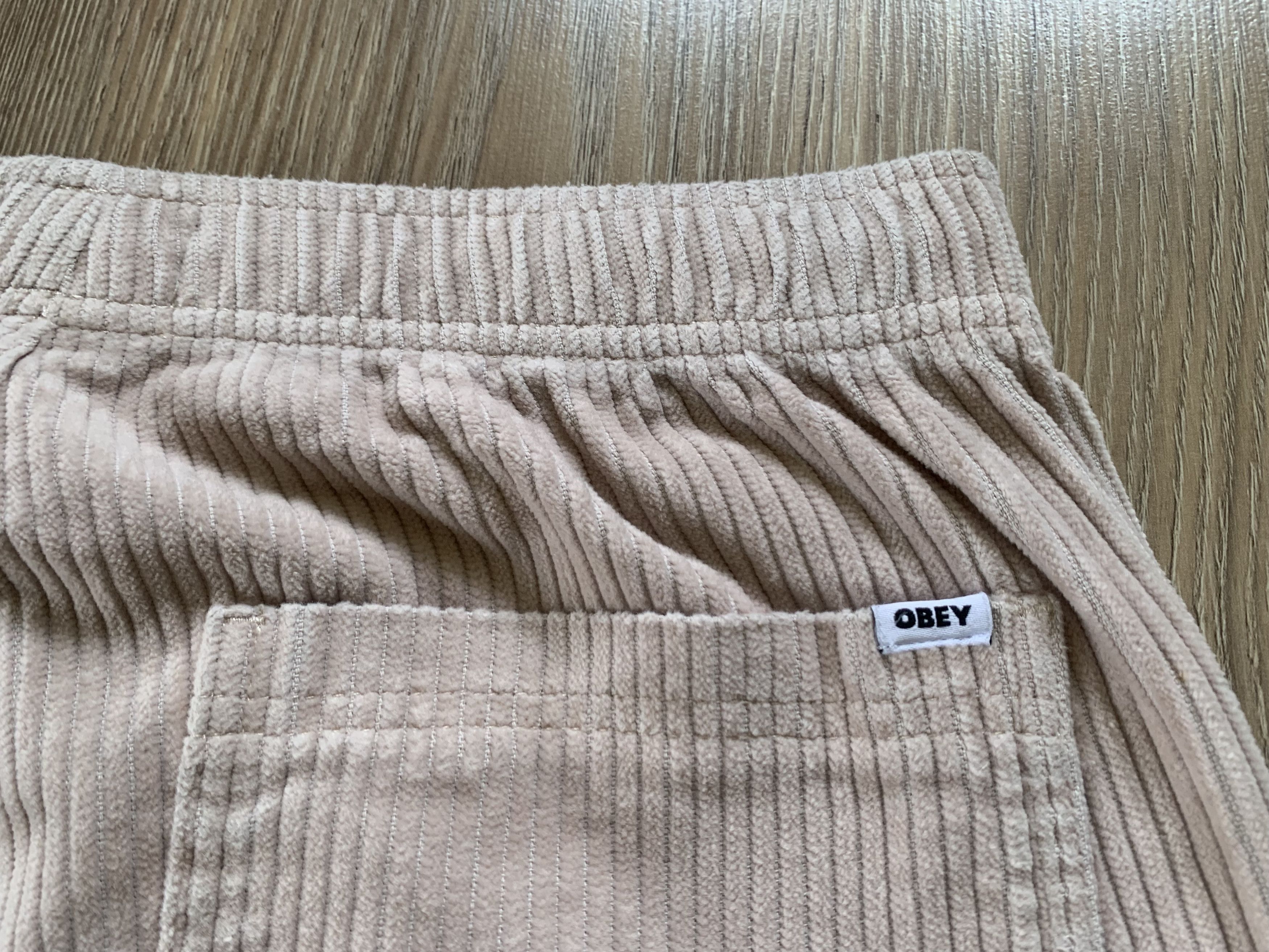 Obey Obey Womens Pink Corduroy Trousers Pants Size 28" / US 6 / IT 42 - 7 Thumbnail