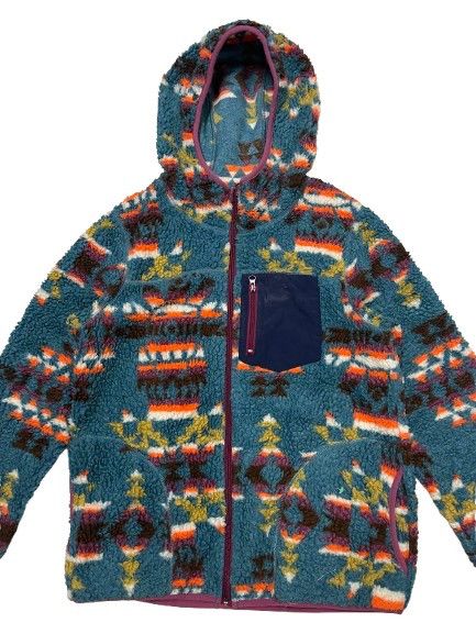Japanese Brand × Vintage VINTAGE TITICACA FLEECE ZIPPER HOODIE Size US S / EU 44-46 / 1 - 2 Thumbnail