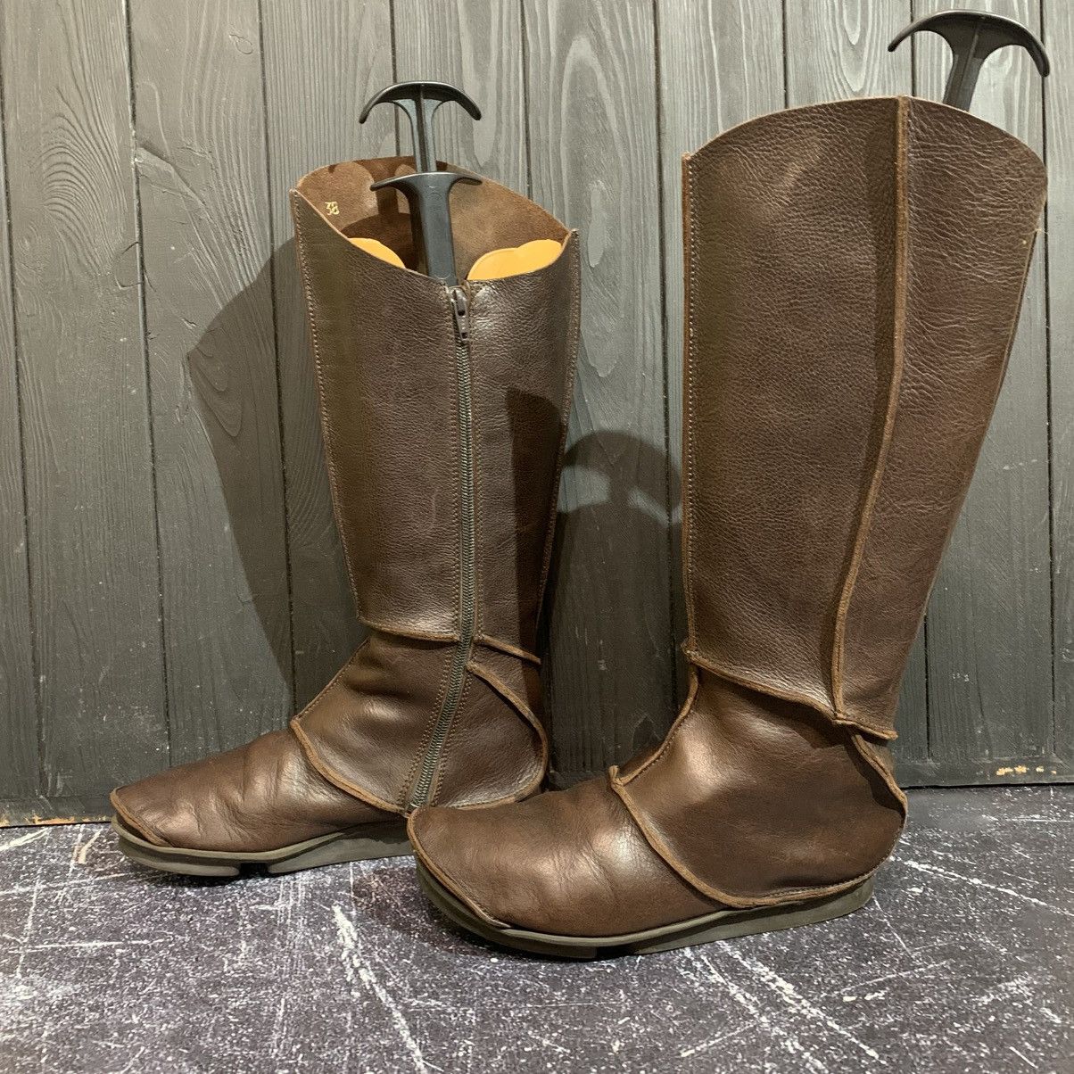 Trippen Trippen Women’s Leather Brown Boots Size 38 EU Size US 8 / IT 38 - 3 Thumbnail