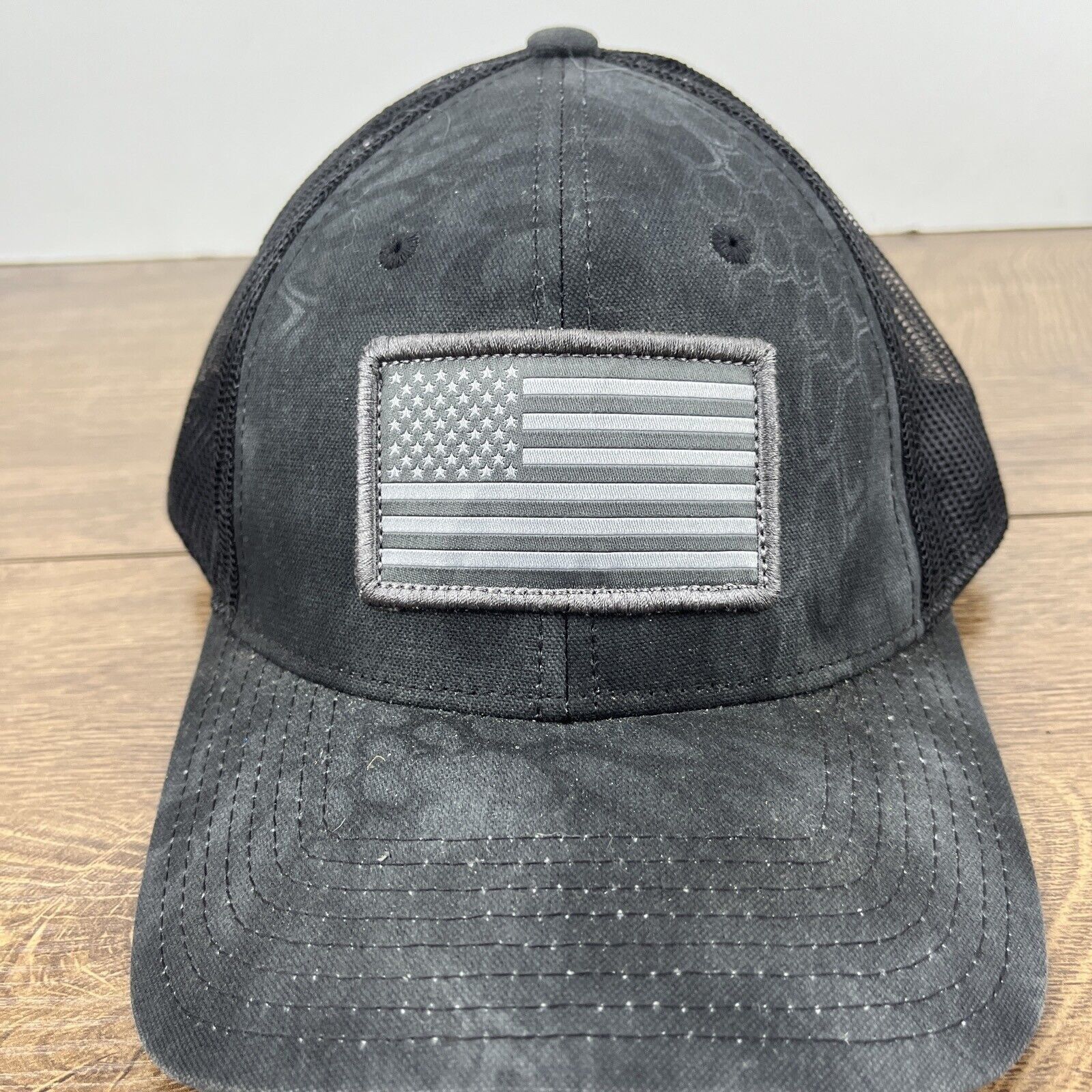 Other USA Flag Snapback Hat American Flag Gray Hat Adjustable Adul Size ONE SIZE - 6 Thumbnail