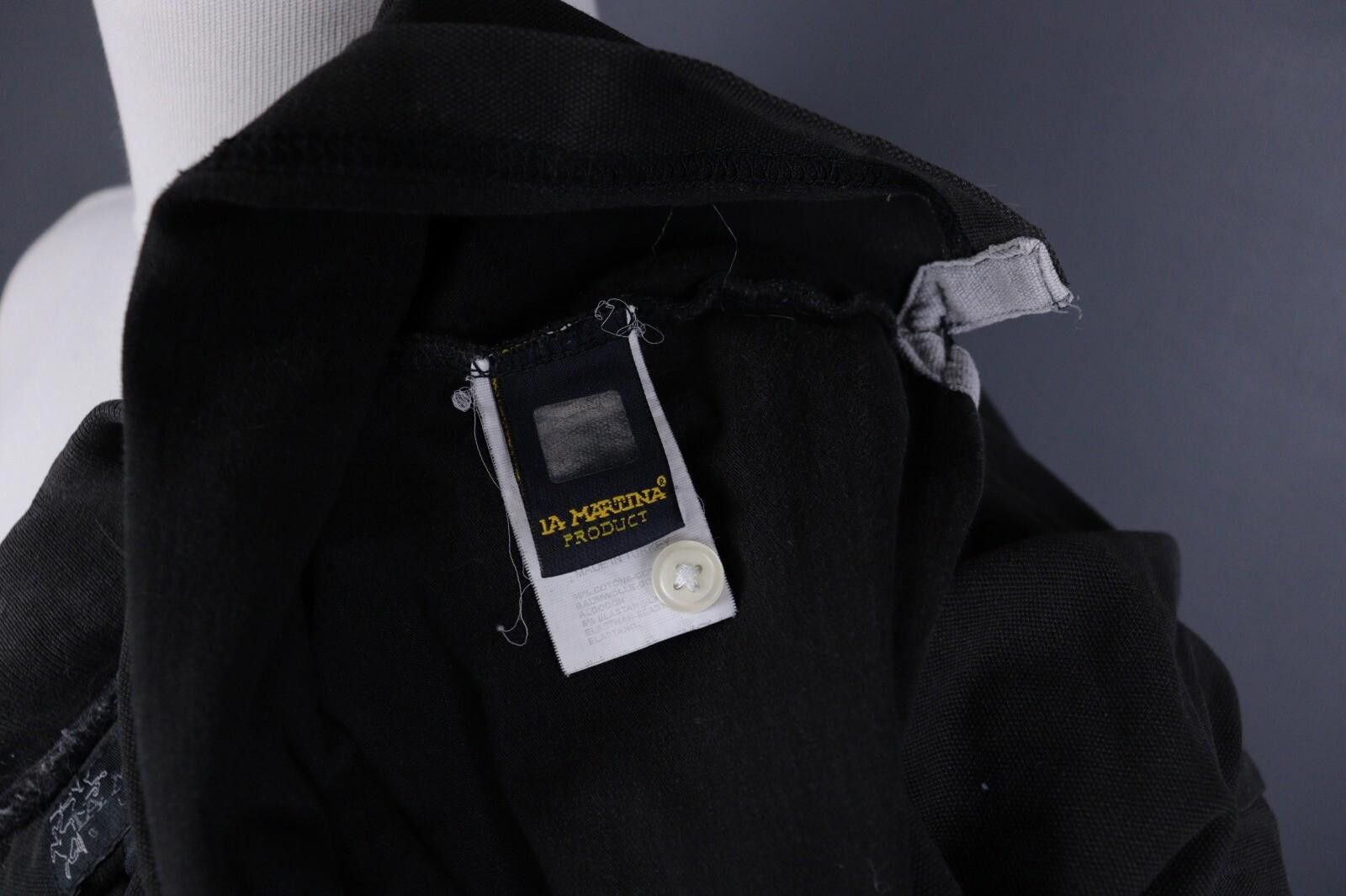 La Martina La Martina Black Long Sleeve Rugby Polo Shirt Size L Size US L / EU 52-54 / 3 - 11 Thumbnail