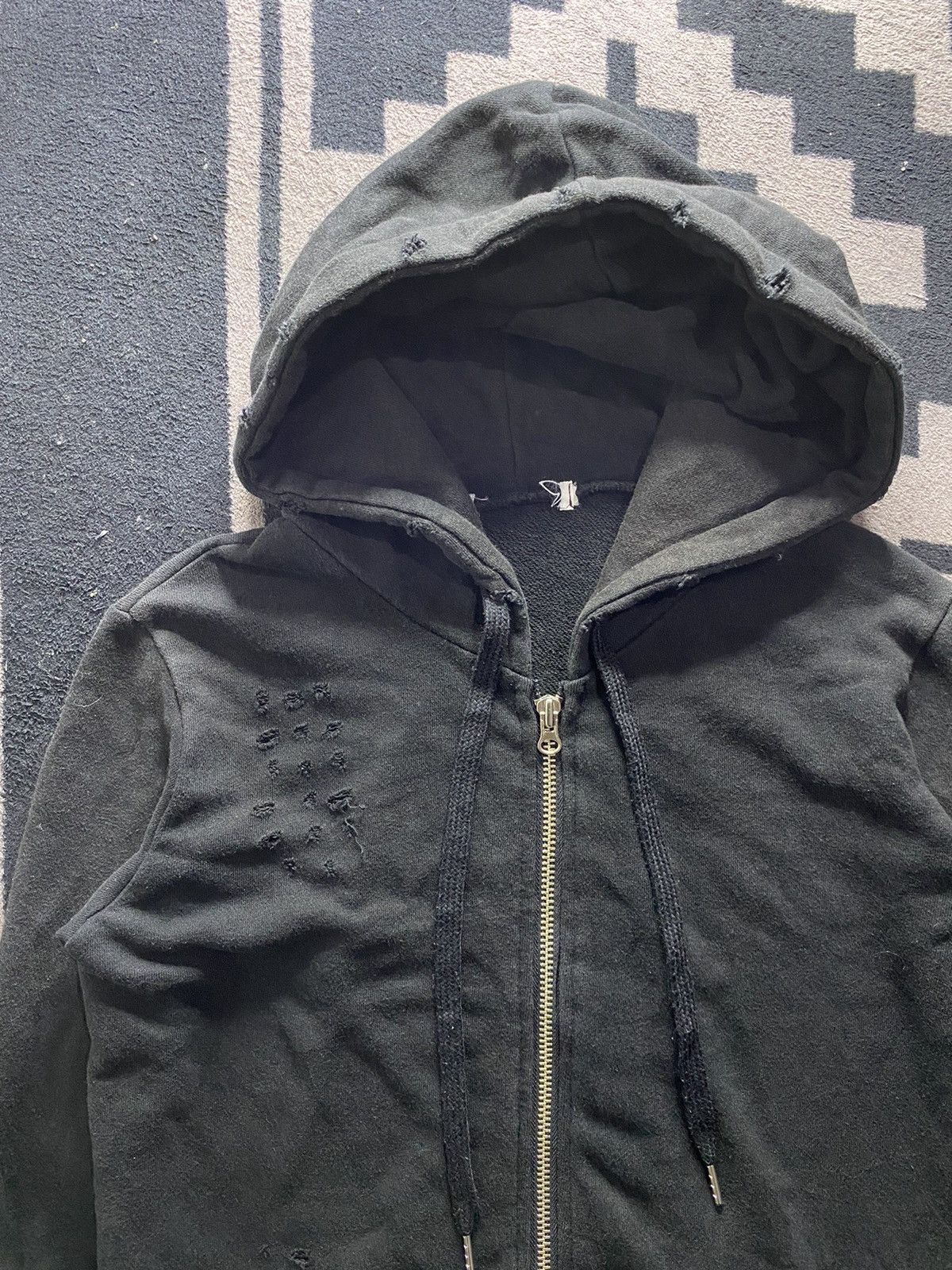 If Six Was Nine × Japanese Brand × Le Grande Bleu (L.G.B.) Ifsixwasnine style unknwn distressed multi zip hoodie Size US L / EU 52-54 / 3 - 2 Thumbnail