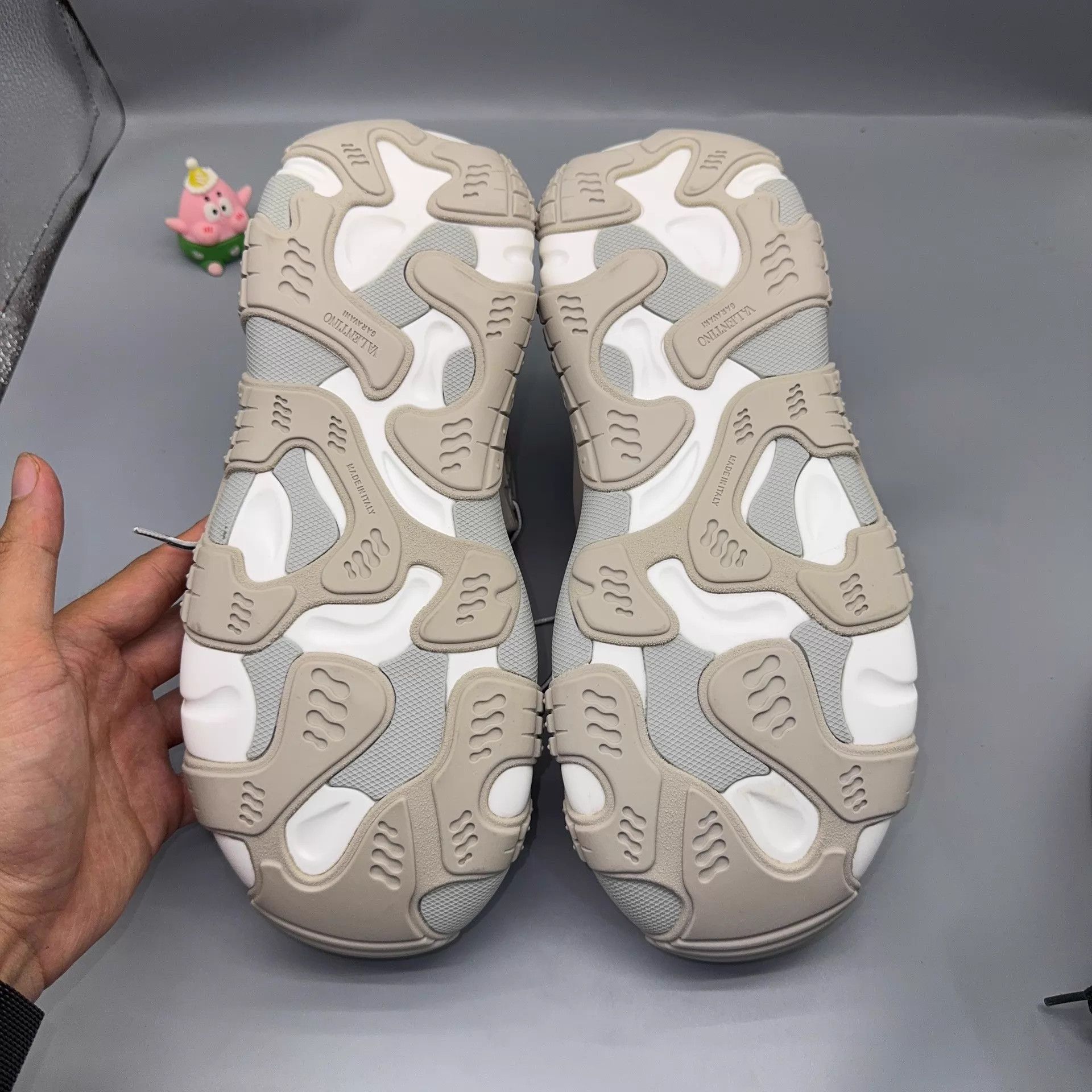 Valentino Valentino VLTN Gray Shoes Size 42.5 Size US 9.5 / EU 42-43 - 4 Thumbnail
