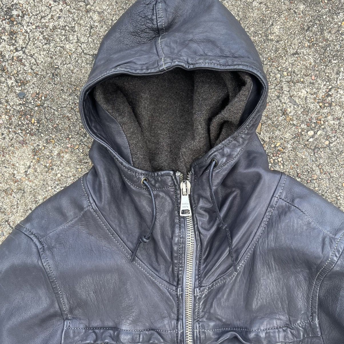 Giorgio Brato Giorgio brato hooded leather jacket Size US S / EU 44-46 / 1 - 5 Thumbnail