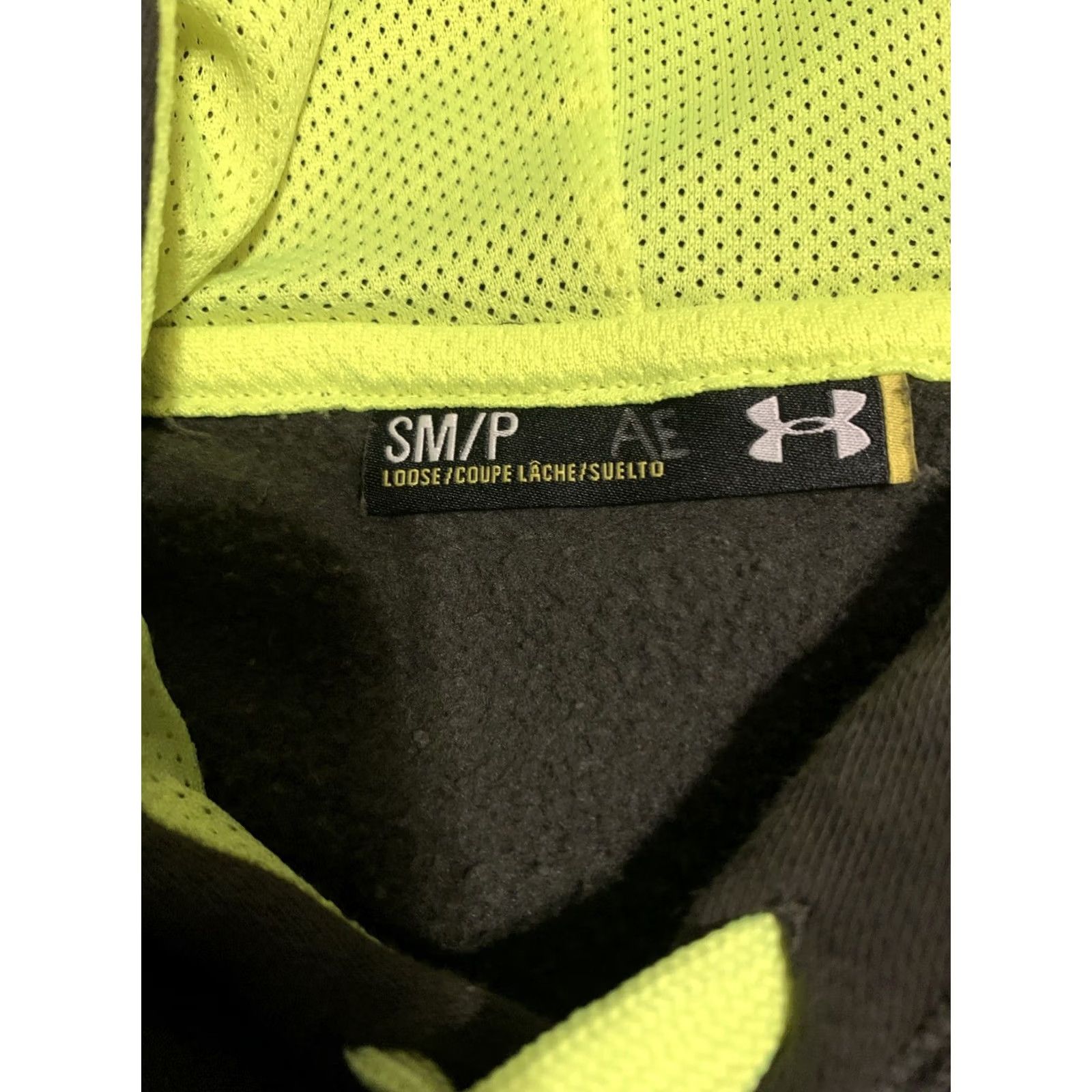 Under Armour Under Armour Hoodie Pullover Logo Pocket Dark Green Green S Regular Unisex Adults Shirt (Hooded, Zipless) Size US S / EU 44-46 / 1 - 2 Thumbnail