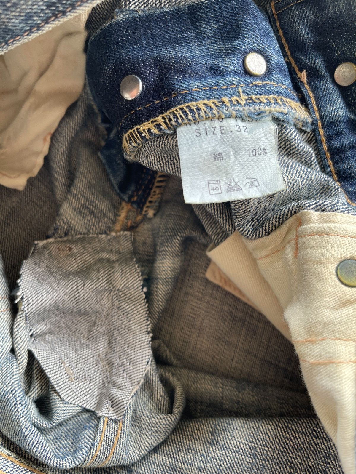 Spellbound Vintage Spellbound Distressed Denim Size US 32 / EU 48 - 13 Thumbnail