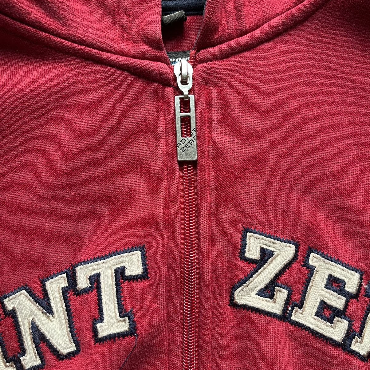 Point Zero Vintage red Point Zero zip up hoodie Size US M / EU 48-50 / 2 - 3 Thumbnail