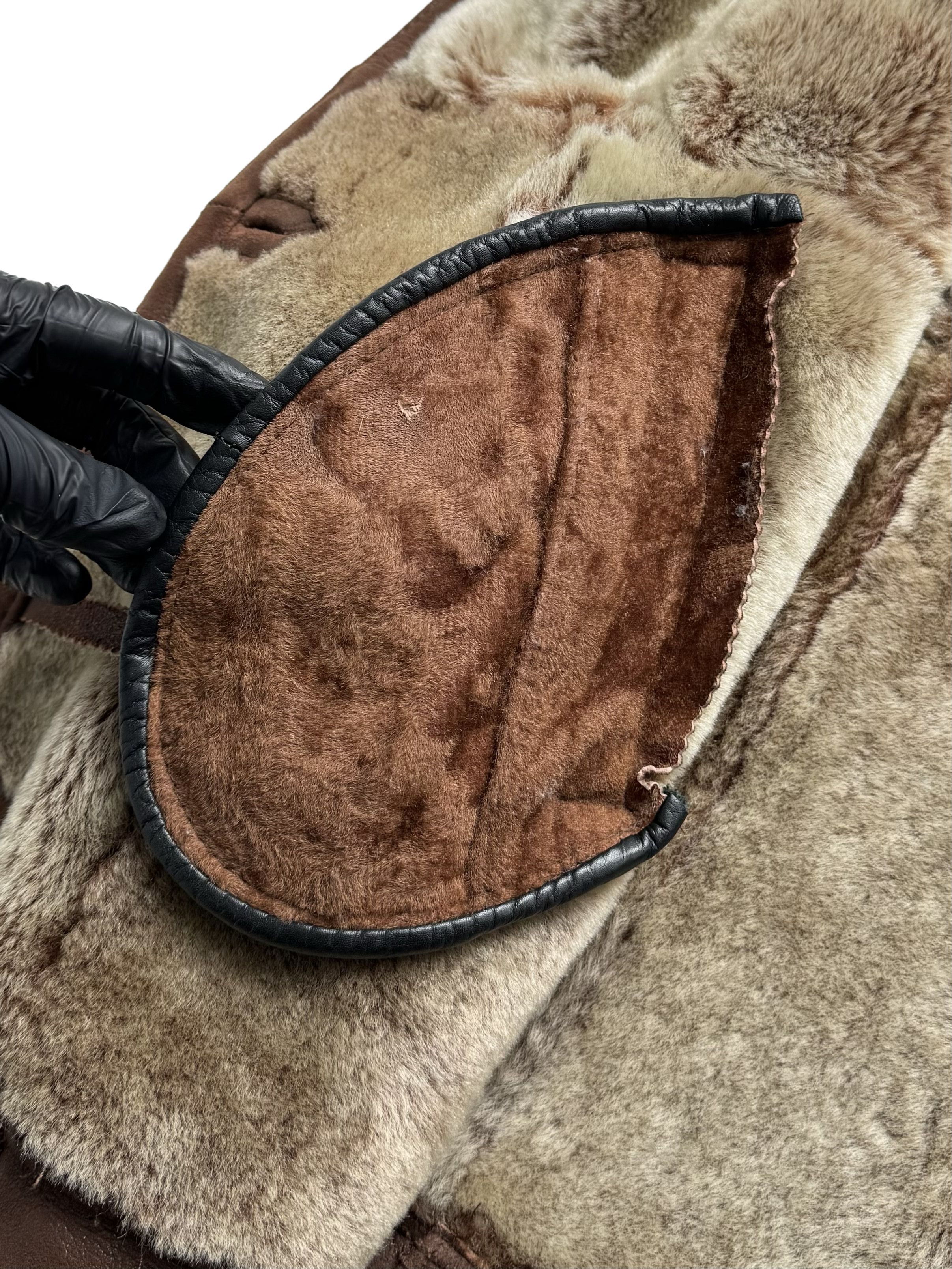 Vintage Vintage Real Sheepskin Coat Size L / US 10 / IT 46 - 13 Thumbnail