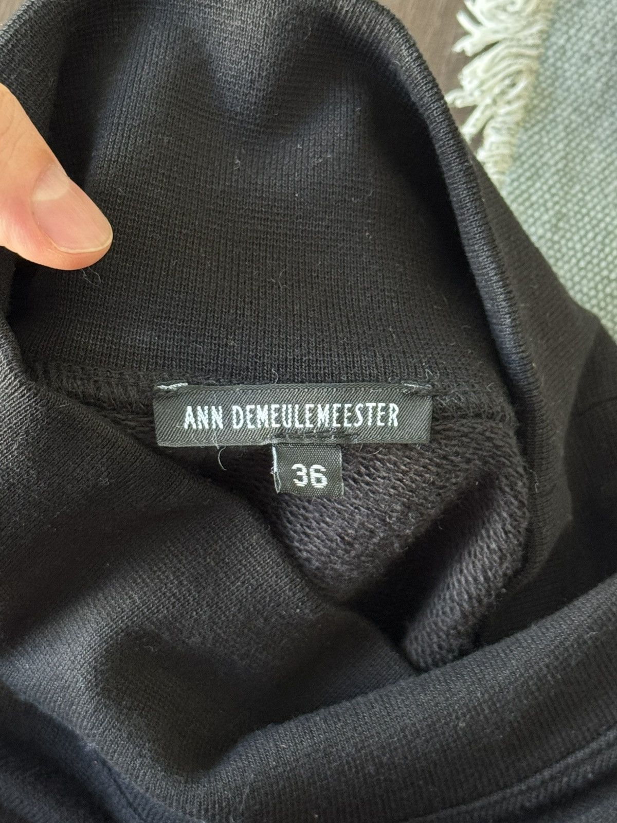 Ann Demeulemeester Ann Demeulemeester asymmetrical sweatshirt Size XS / US 0-2 / IT 36-38 - 9 Thumbnail