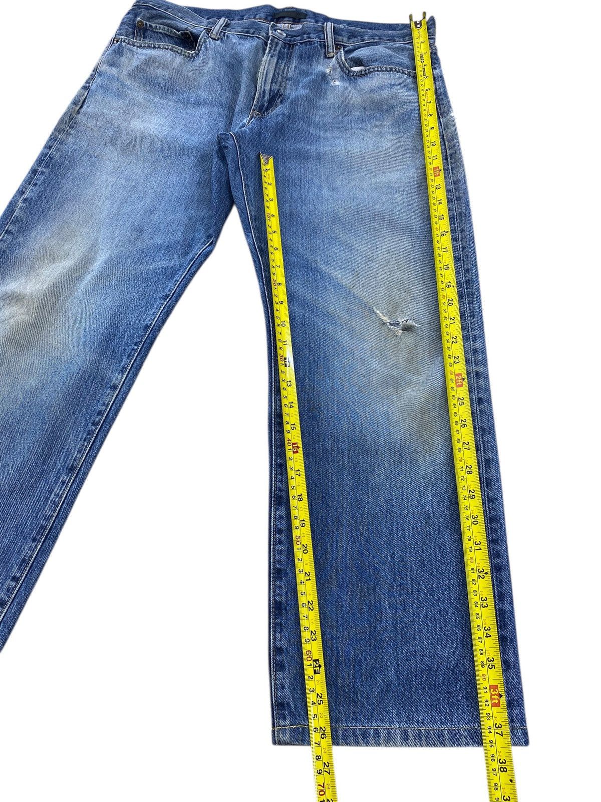 Uniqlo Uniqlo Faded Light Wash Style Baggy Jeans Size US 36 / EU 52 - 8 Thumbnail