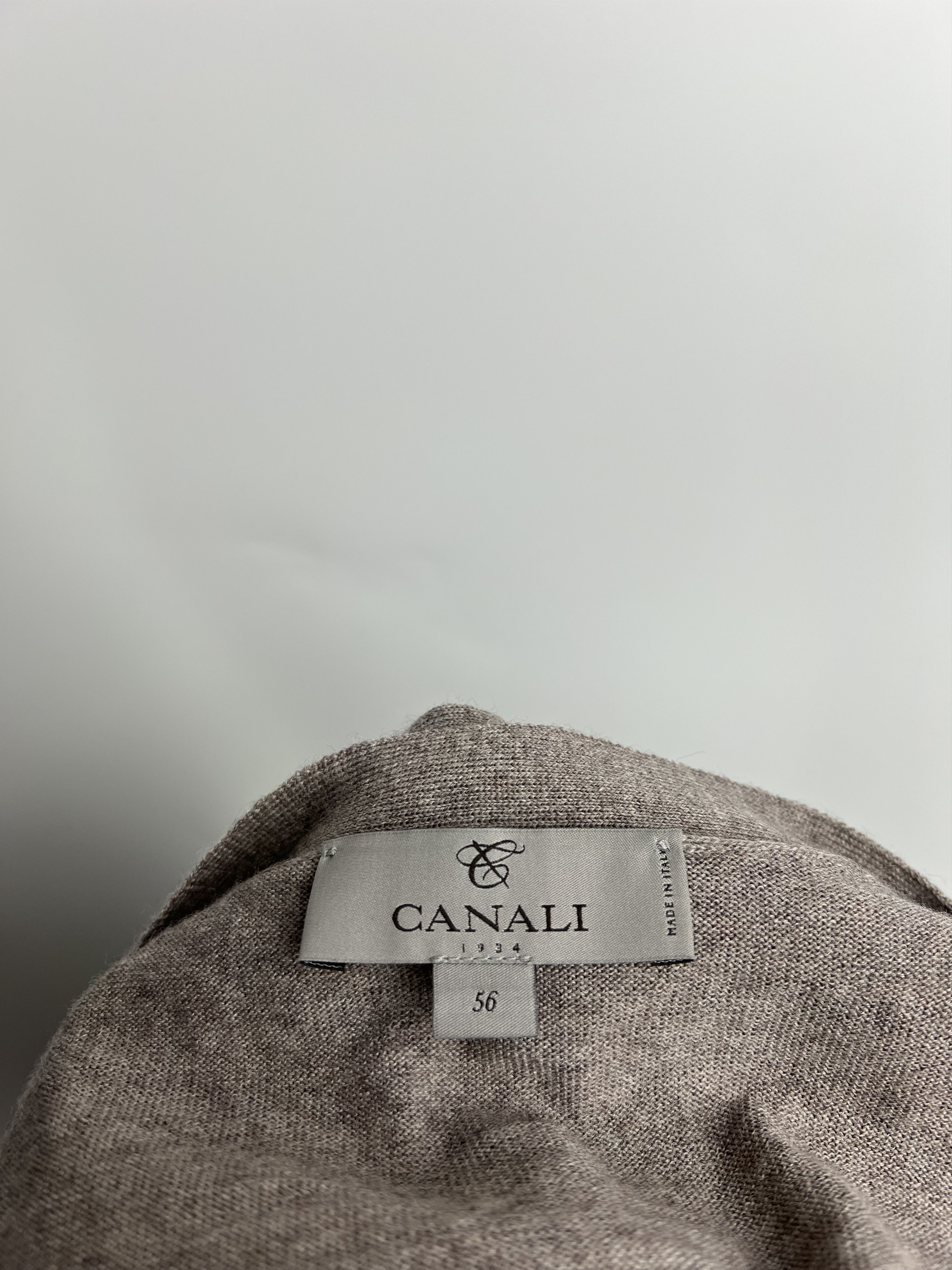 Canali Canali Merino Wool V-Neck Sweater Vest Size IT56 Size US XL / EU 56 / 4 - 6 Thumbnail