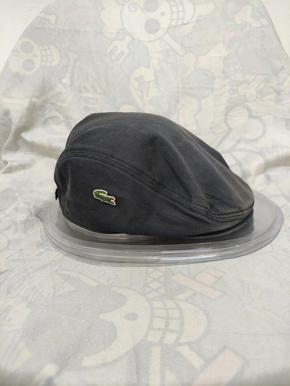 Lacoste LACOSTE VINTAGE BARETTA HAT DISTRESSED SUNFADED Size ONE SIZE - 6 Thumbnail