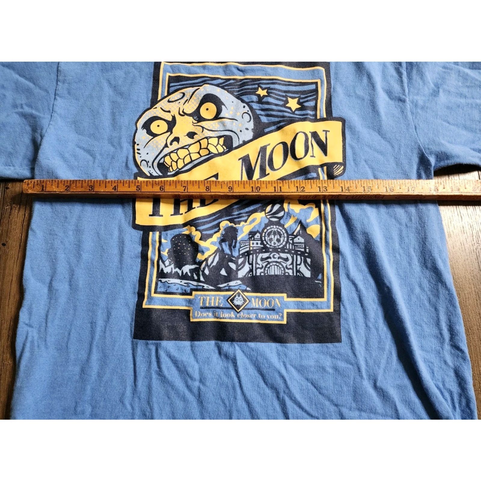 Vintage Mens S The Legend Of Zelda Majoras Mask Blue Moon T Shirt Size US S / EU 44-46 / 1 - 4 Thumbnail