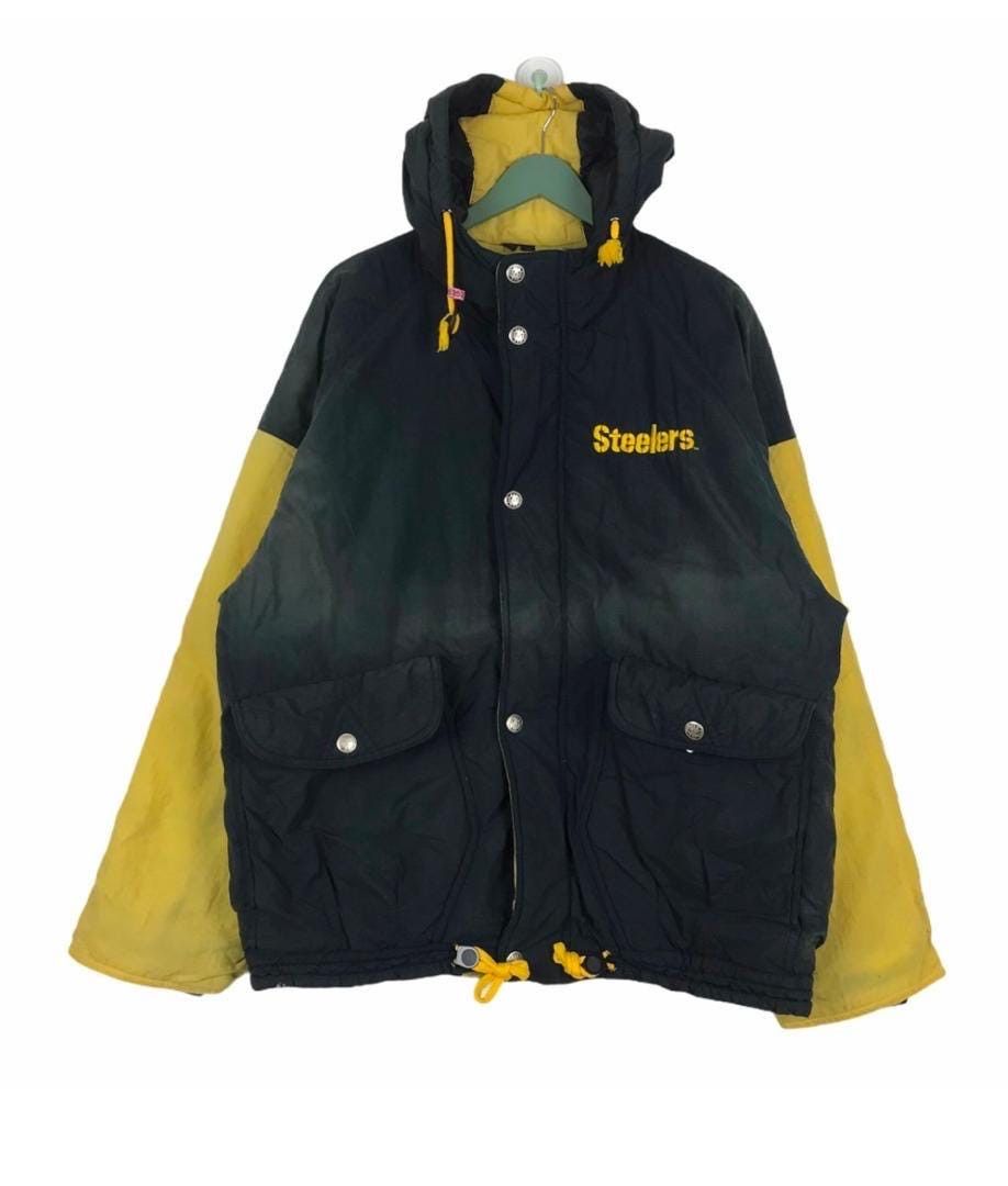 NFL × Vintage Vtg 90s distressed Pittsburgh Steelers NFL team jacket Size US L / EU 52-54 / 3 - 5 Thumbnail