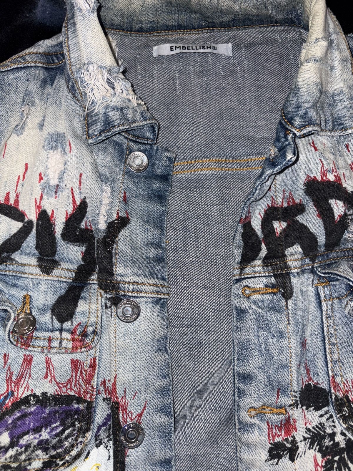 Embellish Embellish Denim Jacket Size US S / EU 44-46 / 1 - 3 Thumbnail