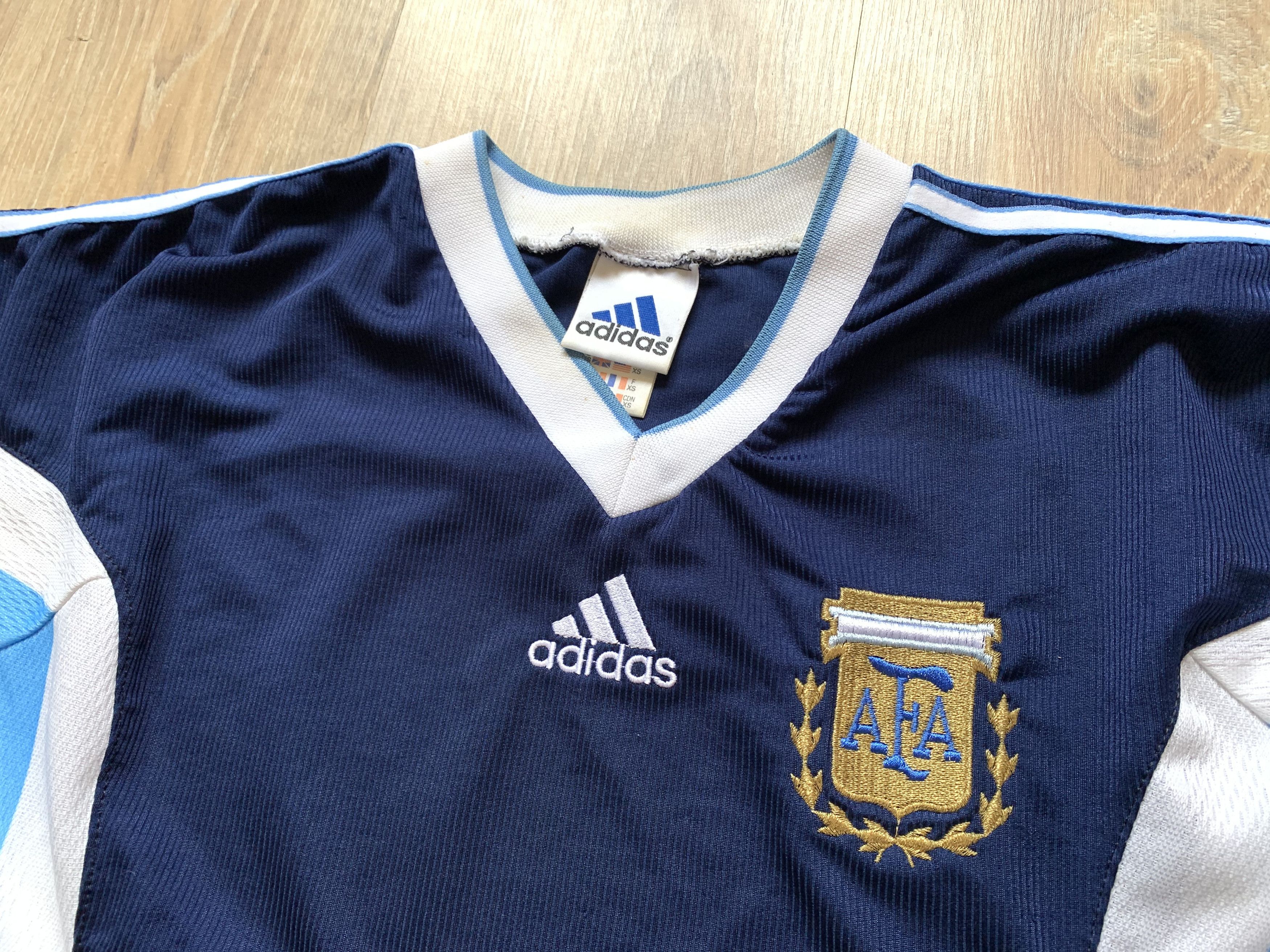 Adidas × Vintage Rare Adidas Argentina National Teams Football Shirt Size US XS / EU 42 / 0 - 6 Thumbnail
