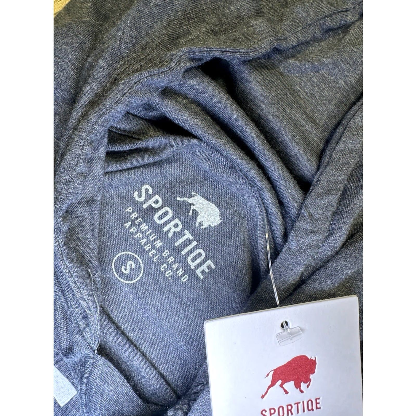 CO NWT Sportique Hoodie Lightweight Pullover Size Small Navy Men Regular Polyester Cotton Rayon Beer Pullover Sleeve Long Drawstring Solid Size US S / EU 44-46 / 1 - 3 Thumbnail