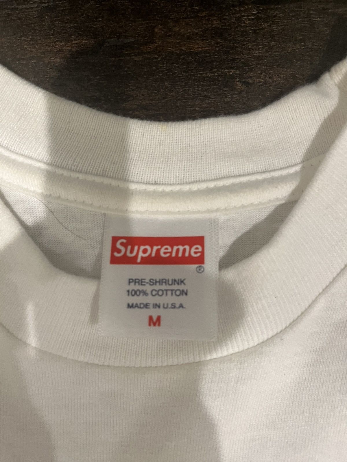 Supreme × Vintage Supreme Chrome Logo T-shirt WHITE Size M - SS20 Size US M / EU 48-50 / 2 - 4 Thumbnail
