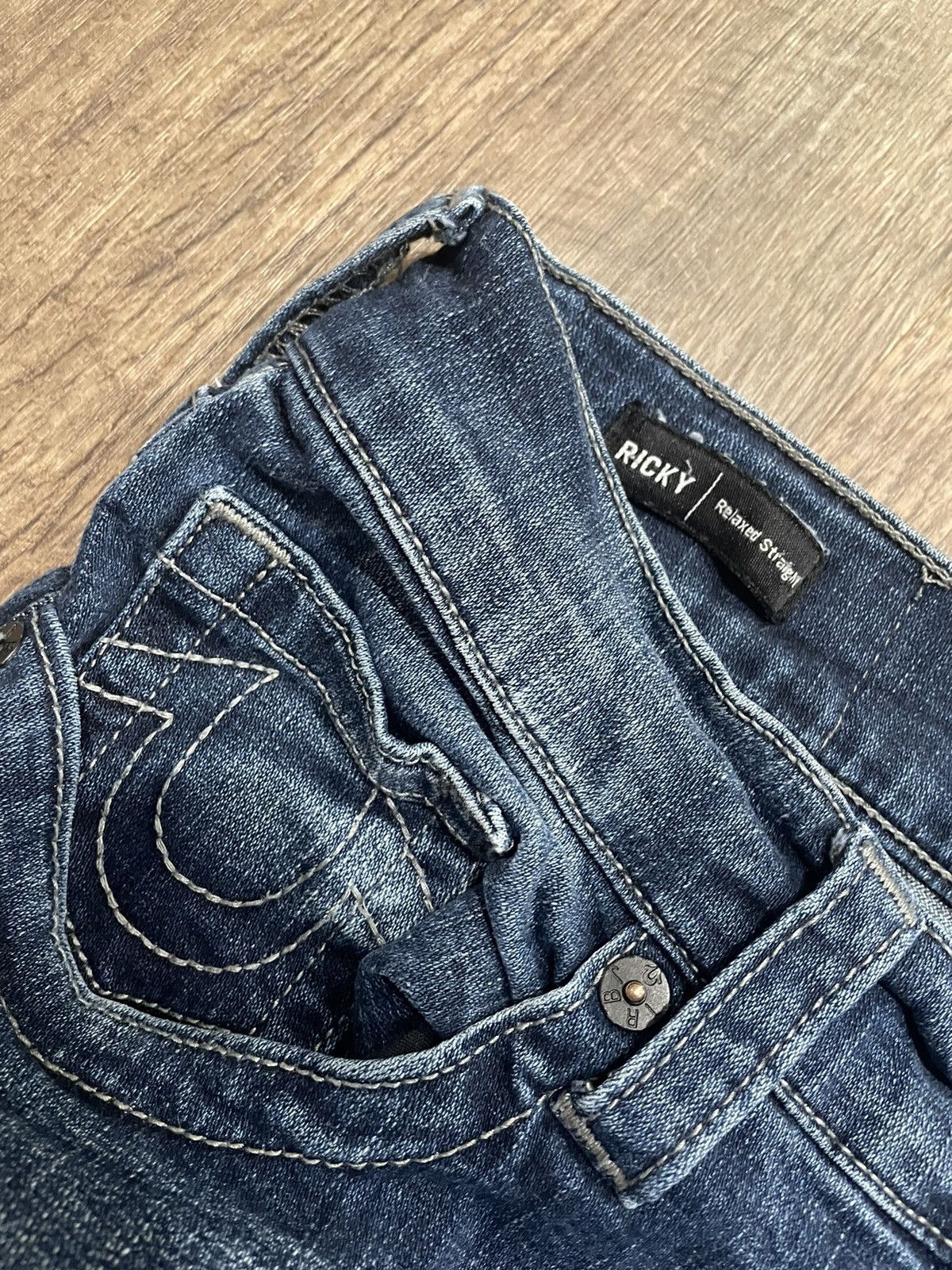 True Religion True Religion Jeans Size 32x34. Ricky Relaxed Straight Fit Size US 34 / EU 50 - 5 Thumbnail