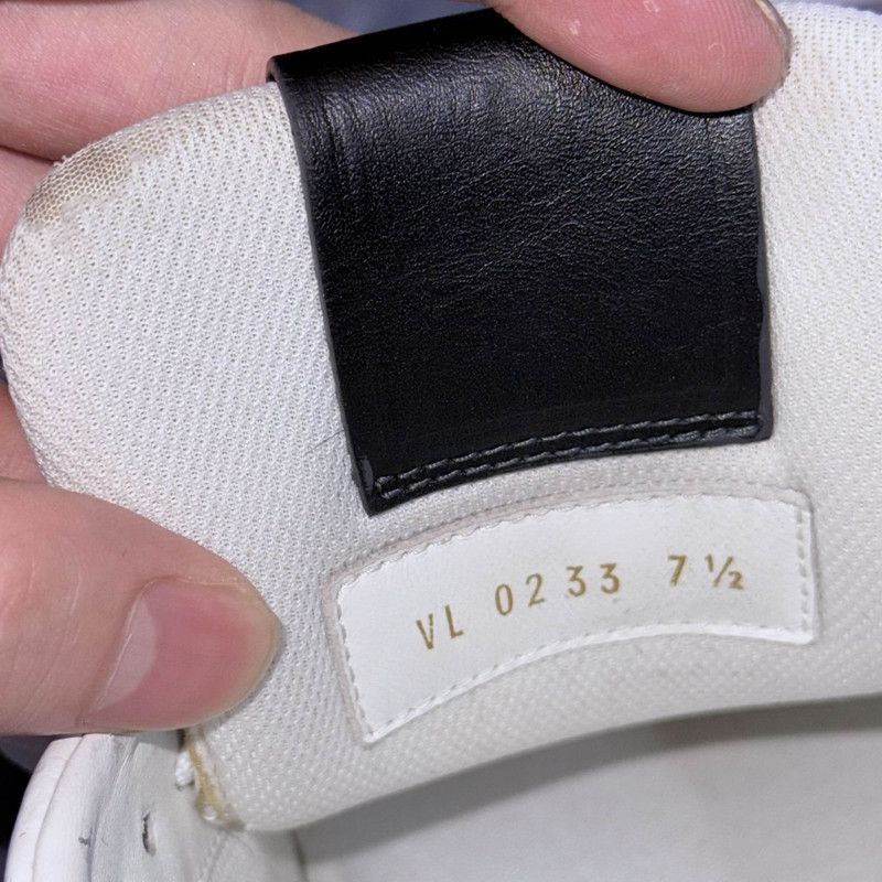 Louis Vuitton Louis Vuitton Trainer Low Top Sneakers in Black and White - Size US 9.5 / IT 39.5 - 7 Thumbnail