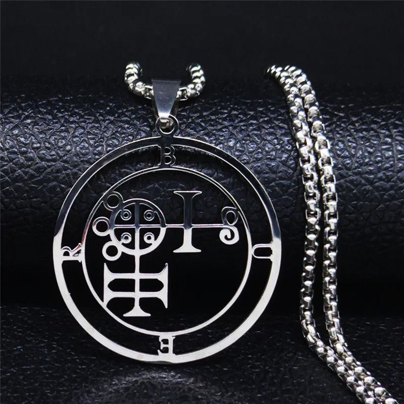 Jewelry Demon Seal Pendant Necklace Emblem Talisman Size ONE SIZE - 5 Thumbnail