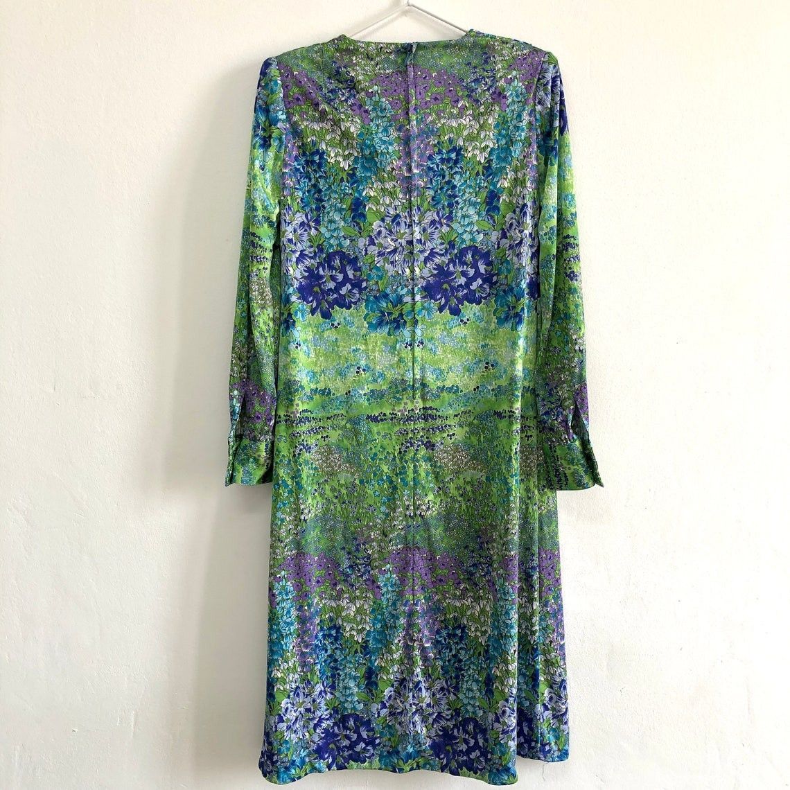 Vintage Vintage Cottagecore 70s Floral Midi Dress Size M / US 6-8 / IT 42-44 - 12 Thumbnail