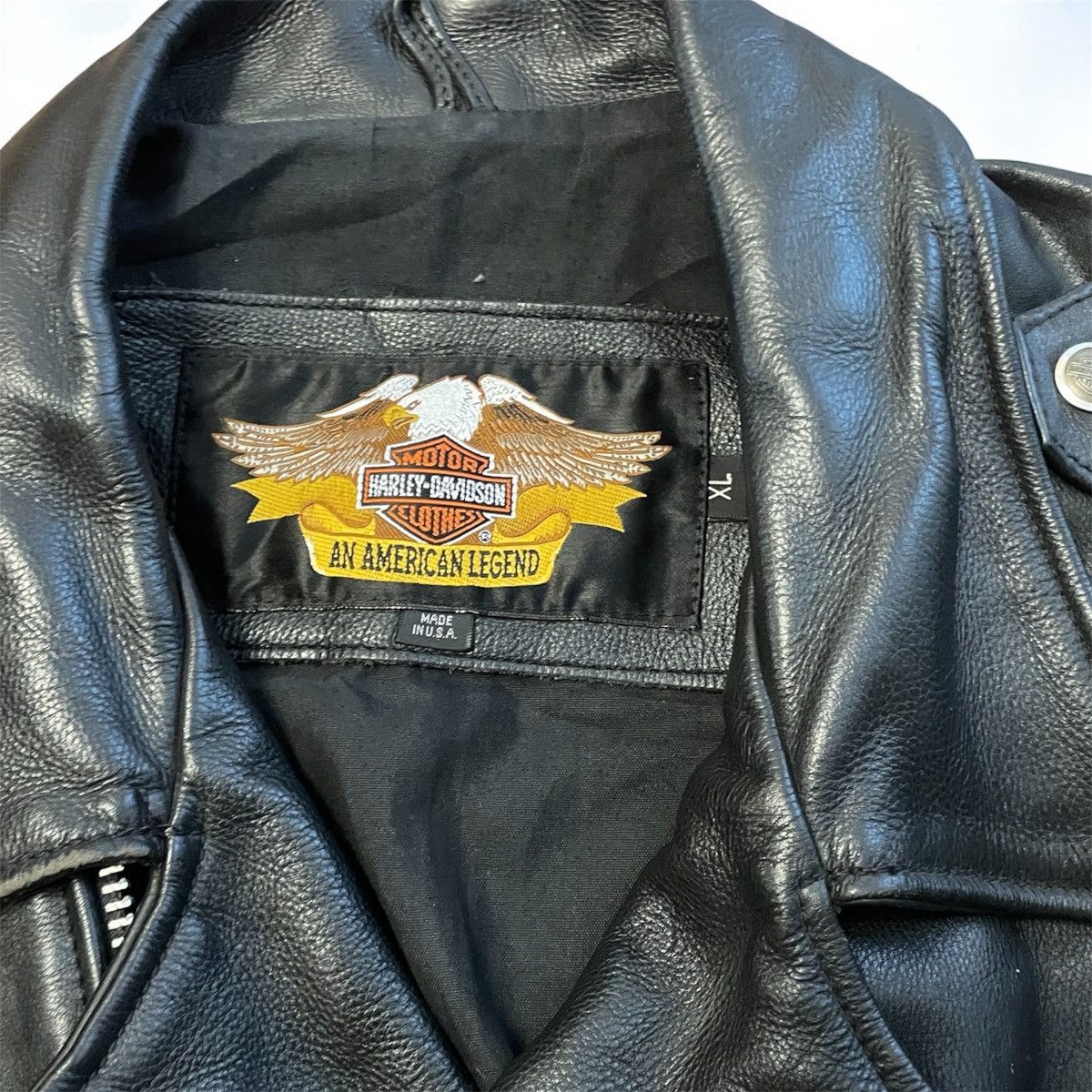 Harley Davidson Vintage Harley Davidson Leather Jacket Motorcycle Fashion Size US XL / EU 56 / 4 - 5 Thumbnail