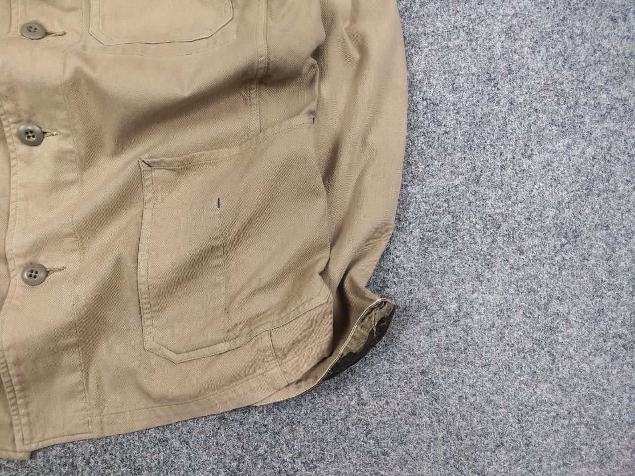 Japanese Brand Vintage Boston Nine Japan Canvas Tactical Work beige Jacket Size US L / EU 52-54 / 3 - 7 Thumbnail