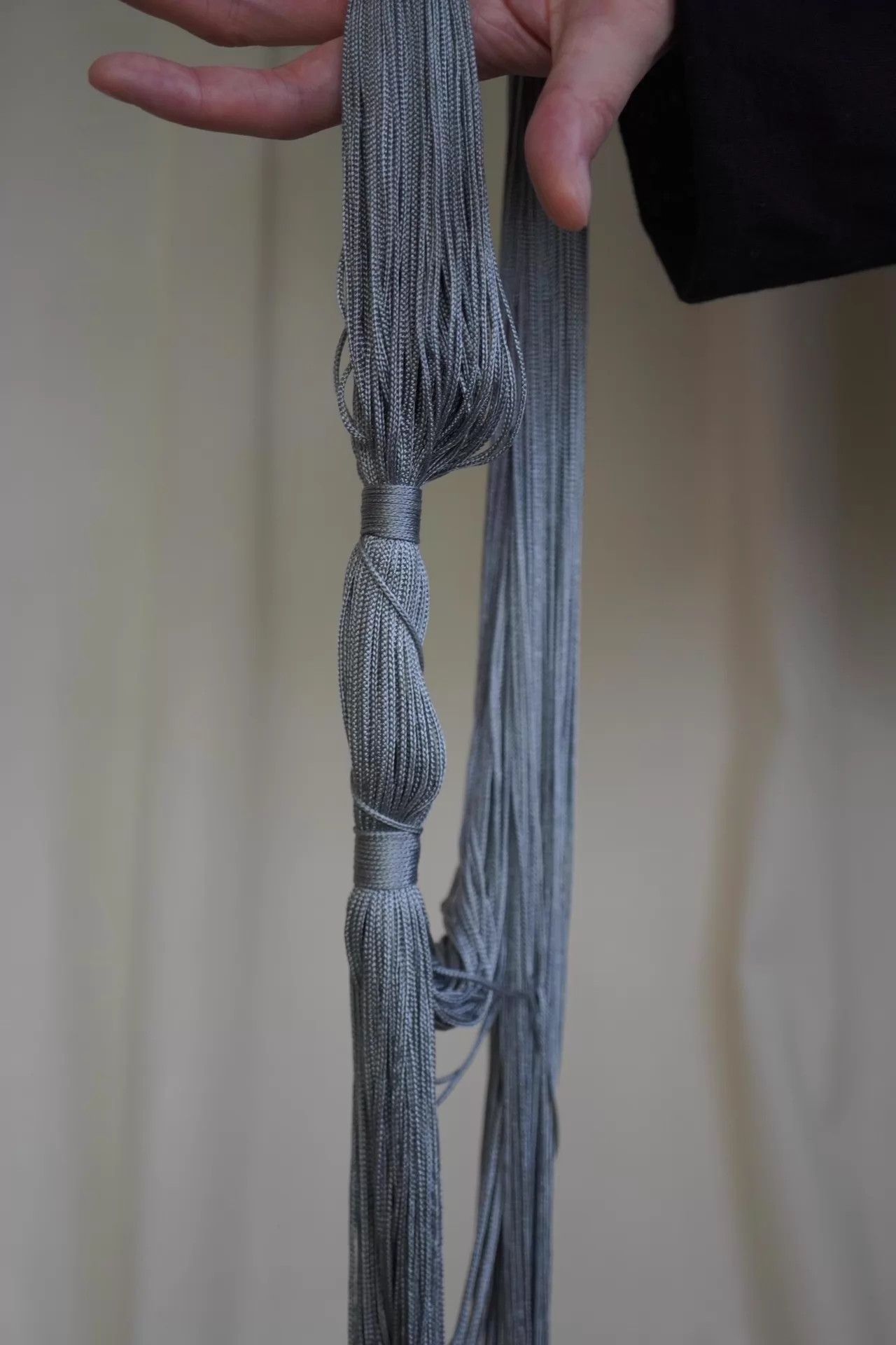 Maison Margiela Margiela 2000s Gray Cotton Necklace Size ONE SIZE - 4 Thumbnail