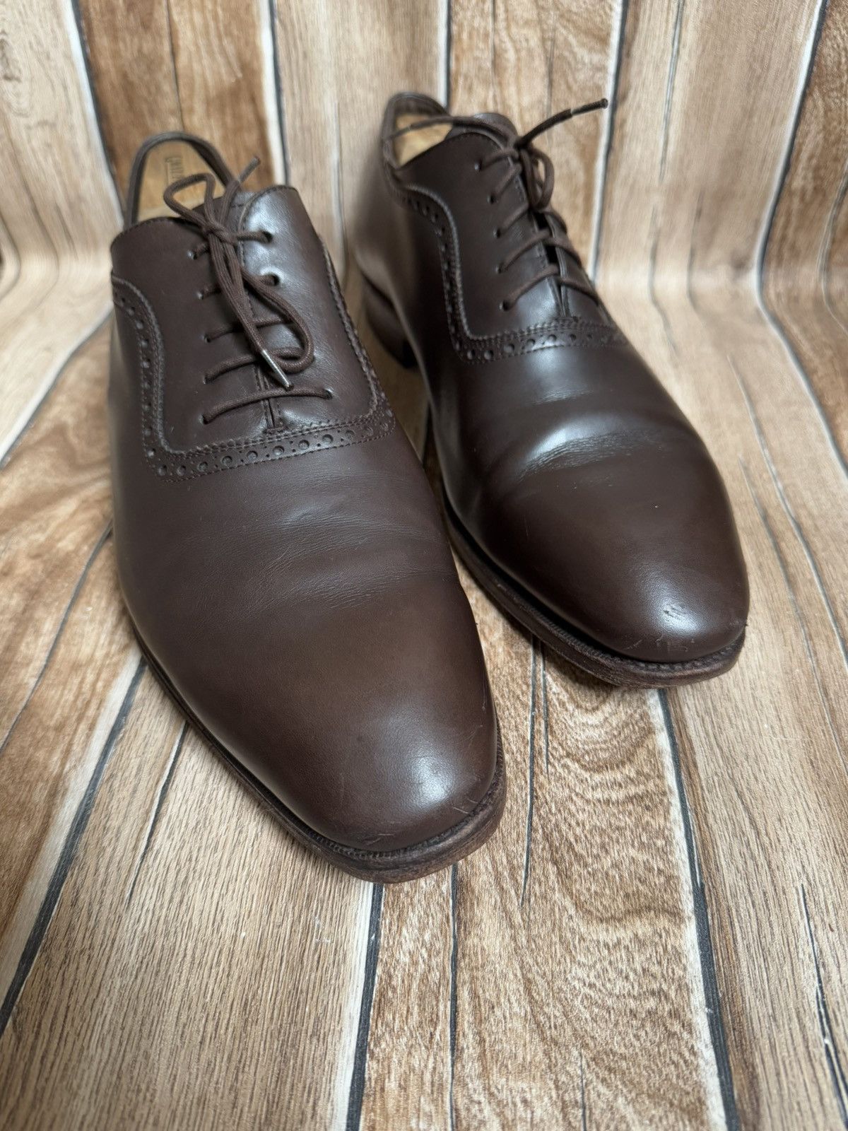 Carmina Wholecut Oxford shoe Size US 11 / EU 44 - 5 Thumbnail