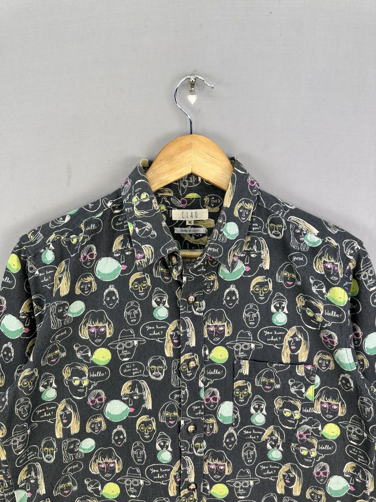 Flannel Ciao Fullprint Flannel Shirt Button Up Size US M / EU 48-50 / 2 - 7 Thumbnail