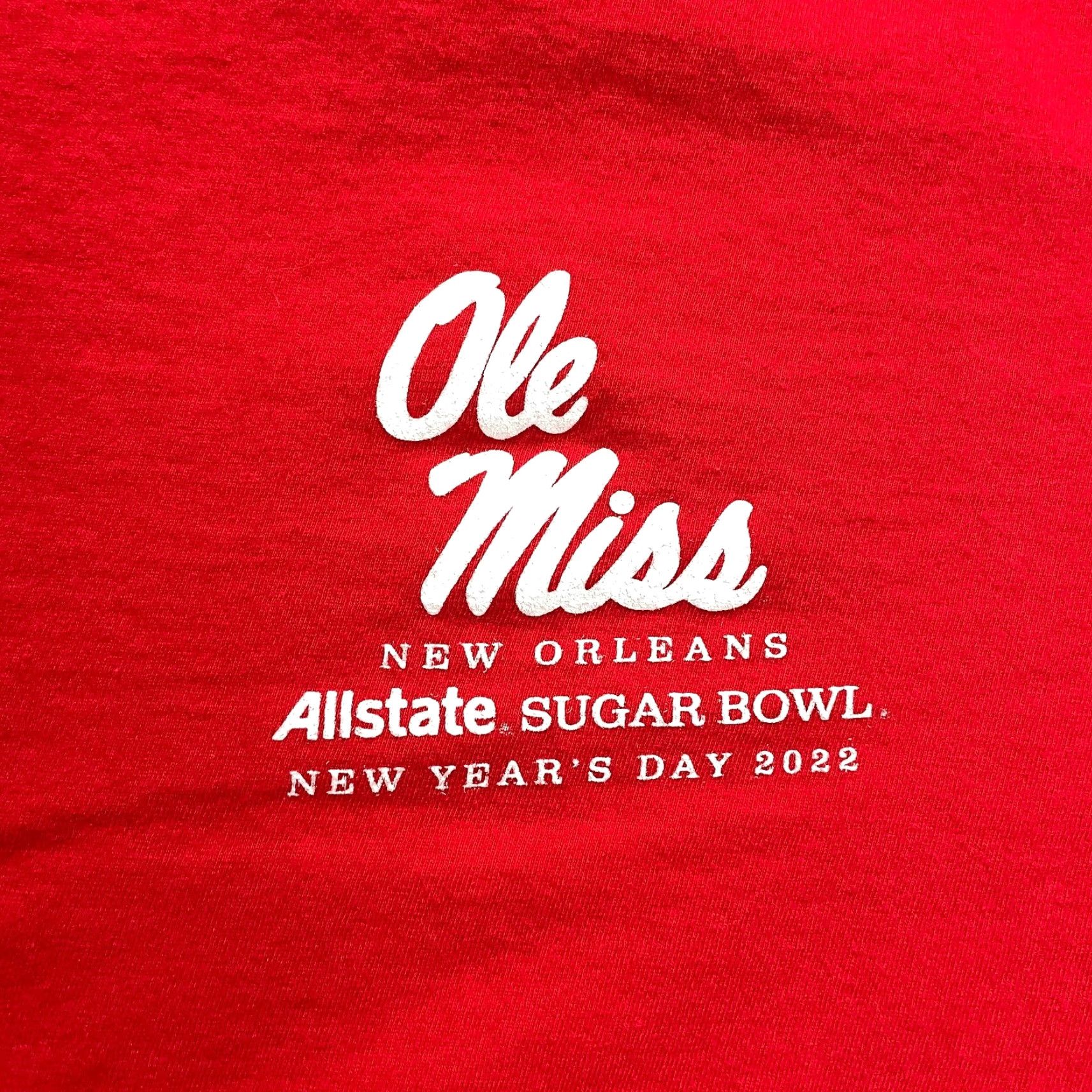 Gildan Gildan Softstyle Men’s 2XL T-Shirt Graphic Tee Crew Neck Short Sleeve Cotton Red Allstate Sugar Bowl Football Size US XXL / EU 58 / 5 - 4 Thumbnail