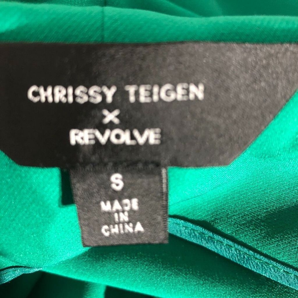 REVOLVE Revolve pants high waist wide legs green pleated S Size 27" / US 4 / IT 40 - 7 Thumbnail