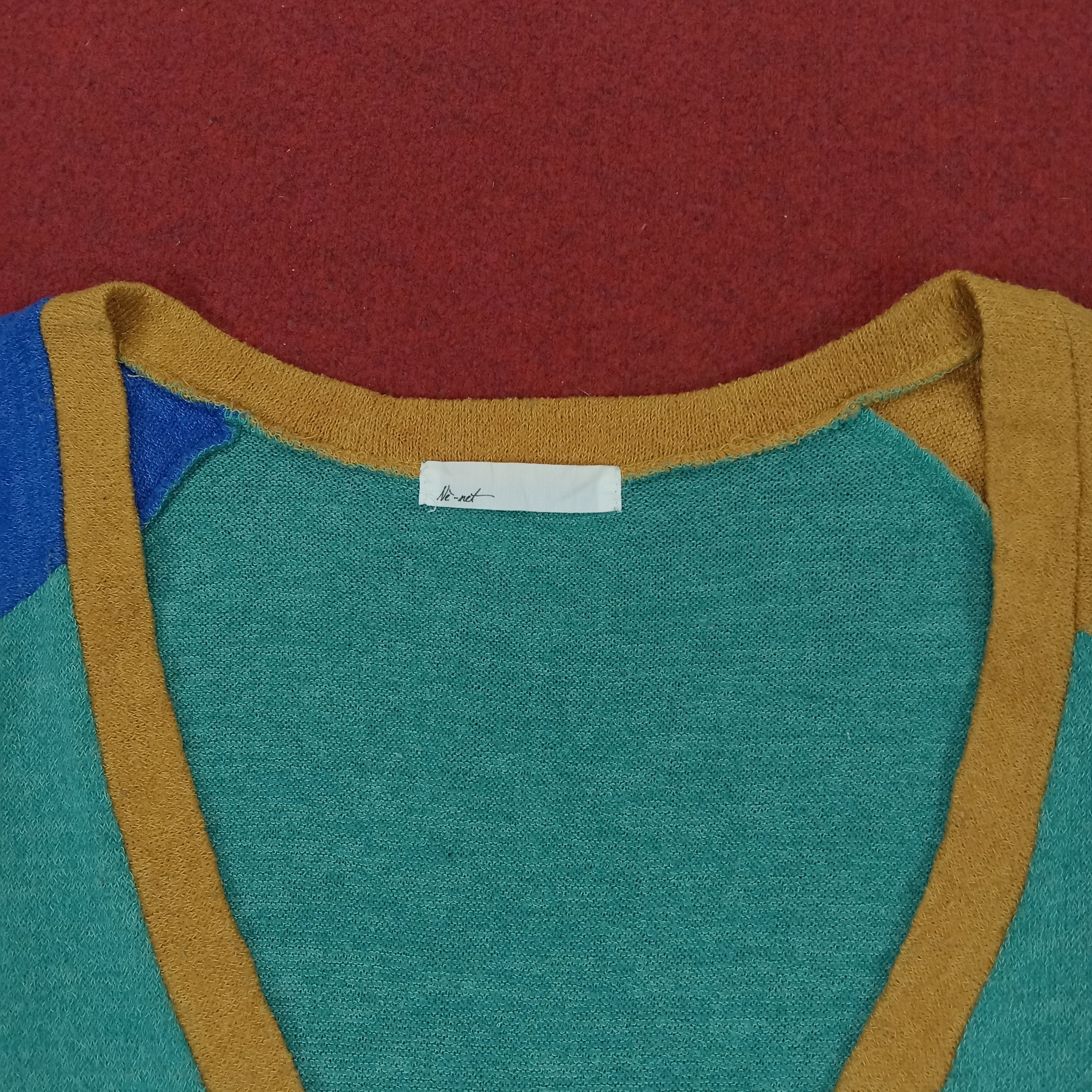 Issey Miyake × Ne-Net × Vintage Ne-Net Japanese Designer Brand Fashion Cardigan Sweater Size M / US 6-8 / IT 42-44 - 5 Thumbnail