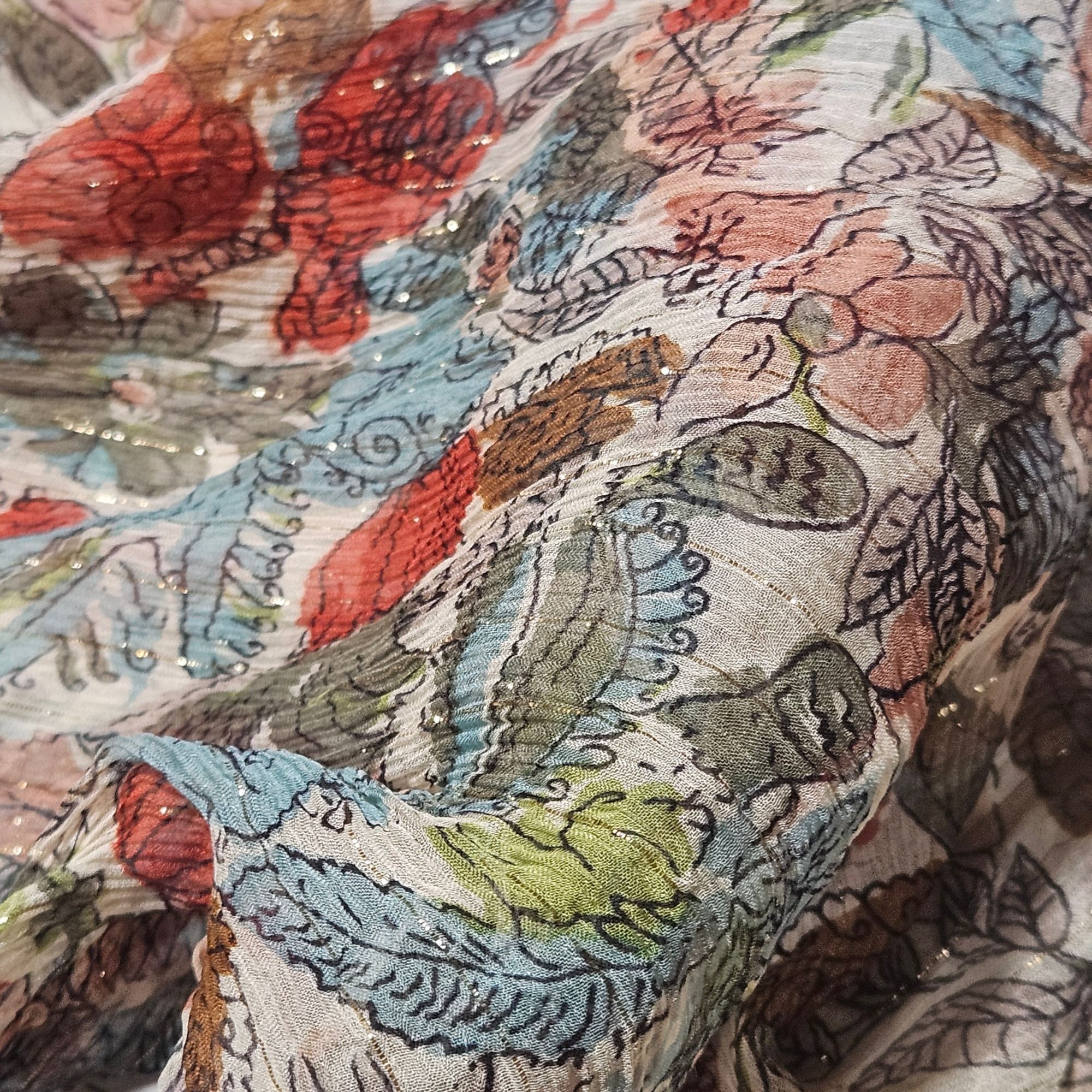 Nanette Lepore Nanette Lepore Silk Blouse 4 Embellished Floral Silk, Boho C Size S / US 4 / IT 40 - 11 Thumbnail