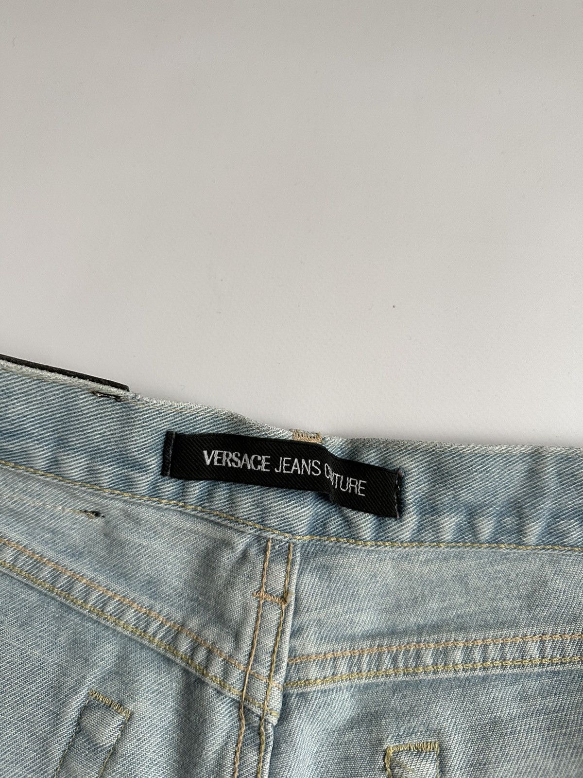 Versace × Versace Jeans Couture × Vintage Vintage Versace Jeans Couture Denim Jeans Medusa Size 29 Size 29" - 11 Thumbnail