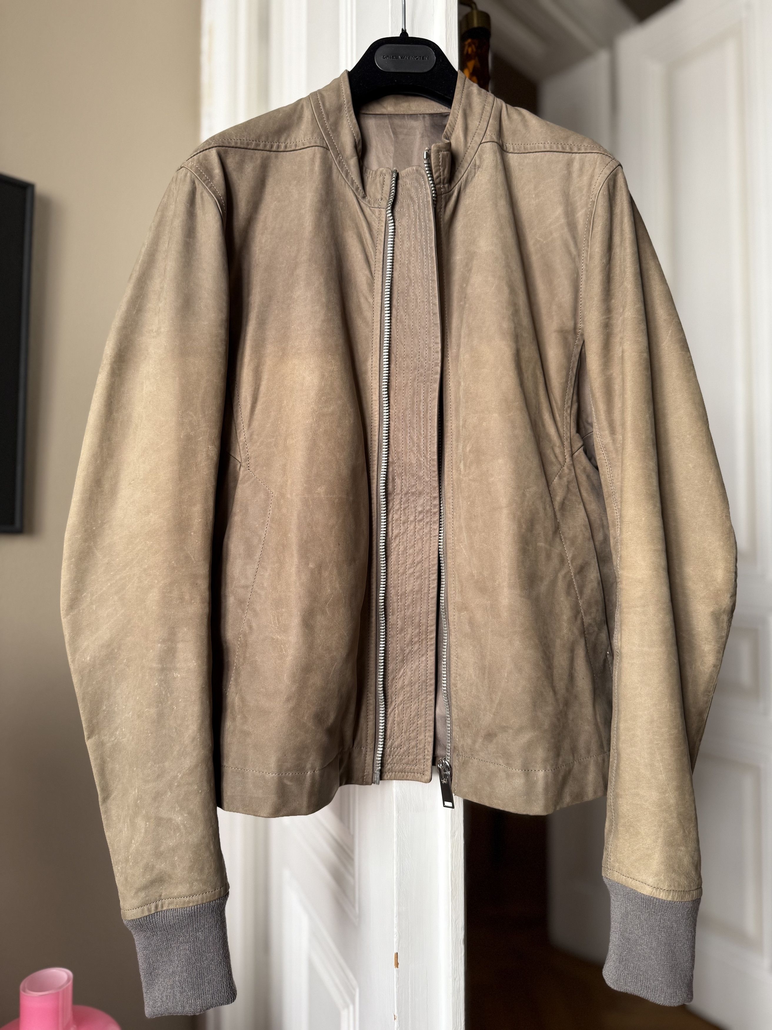 Rick Owens Rick Owens leather jacket -WORN COUPLE OF TIMES Size US M / EU 48-50 / 2 - 4 Thumbnail